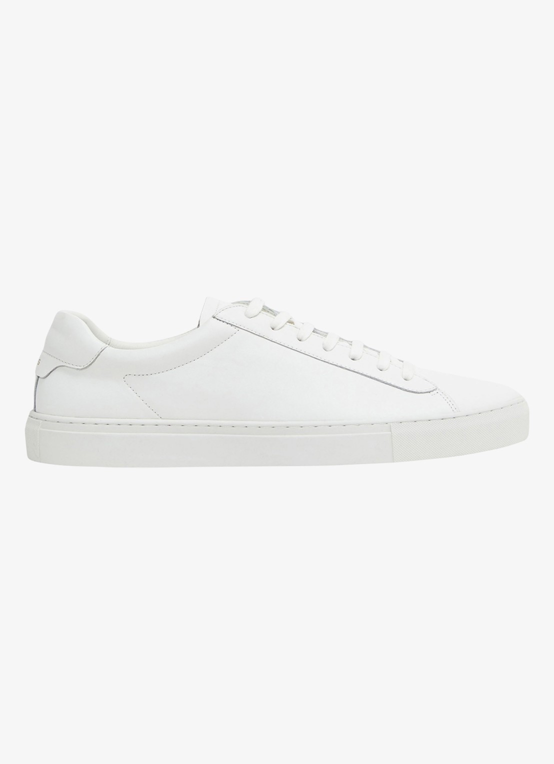 Reiss Finley sneakers met logo - voorkant white / wit