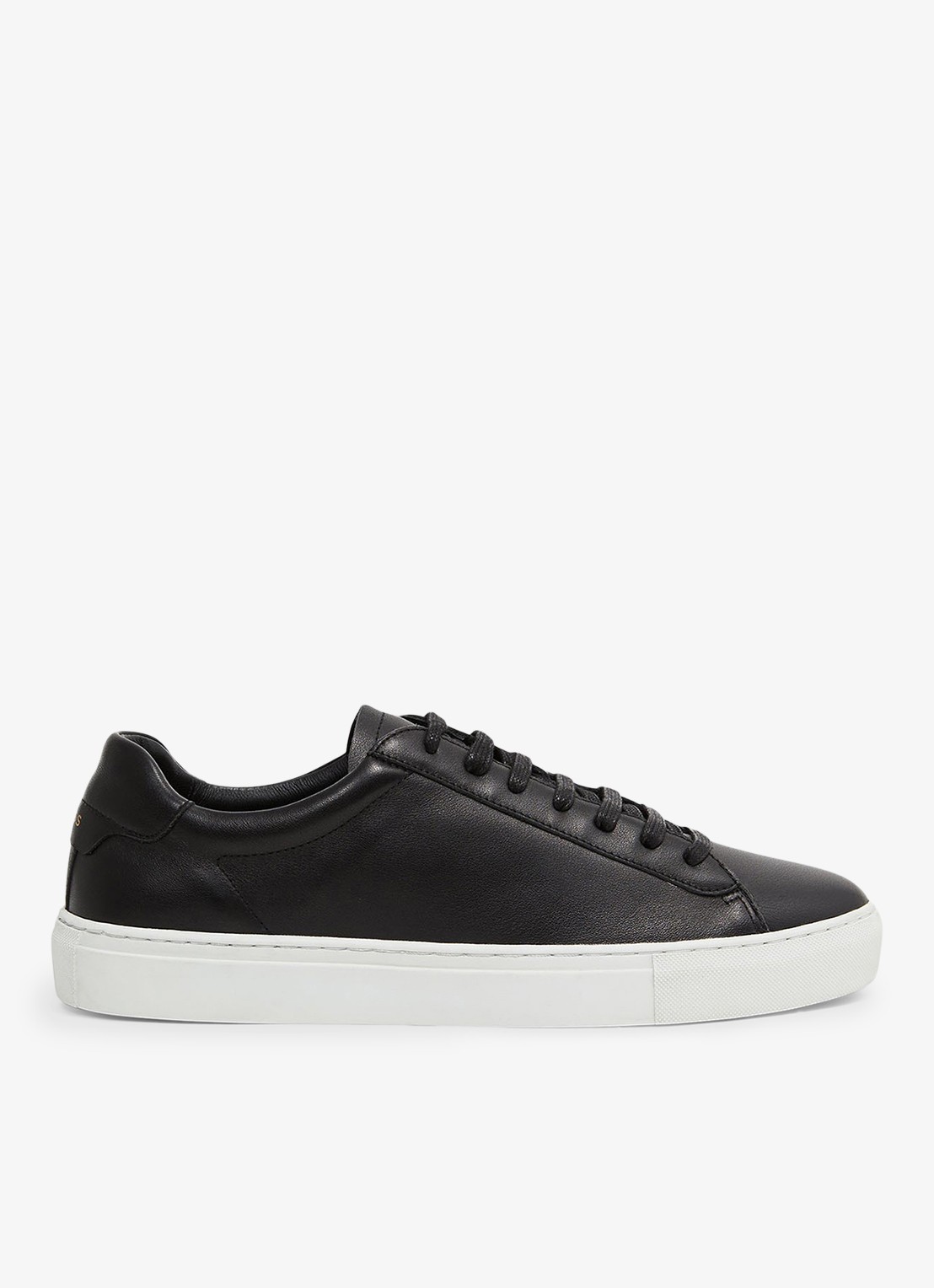 Reiss Finley sneakers met logo - voorkant zwart