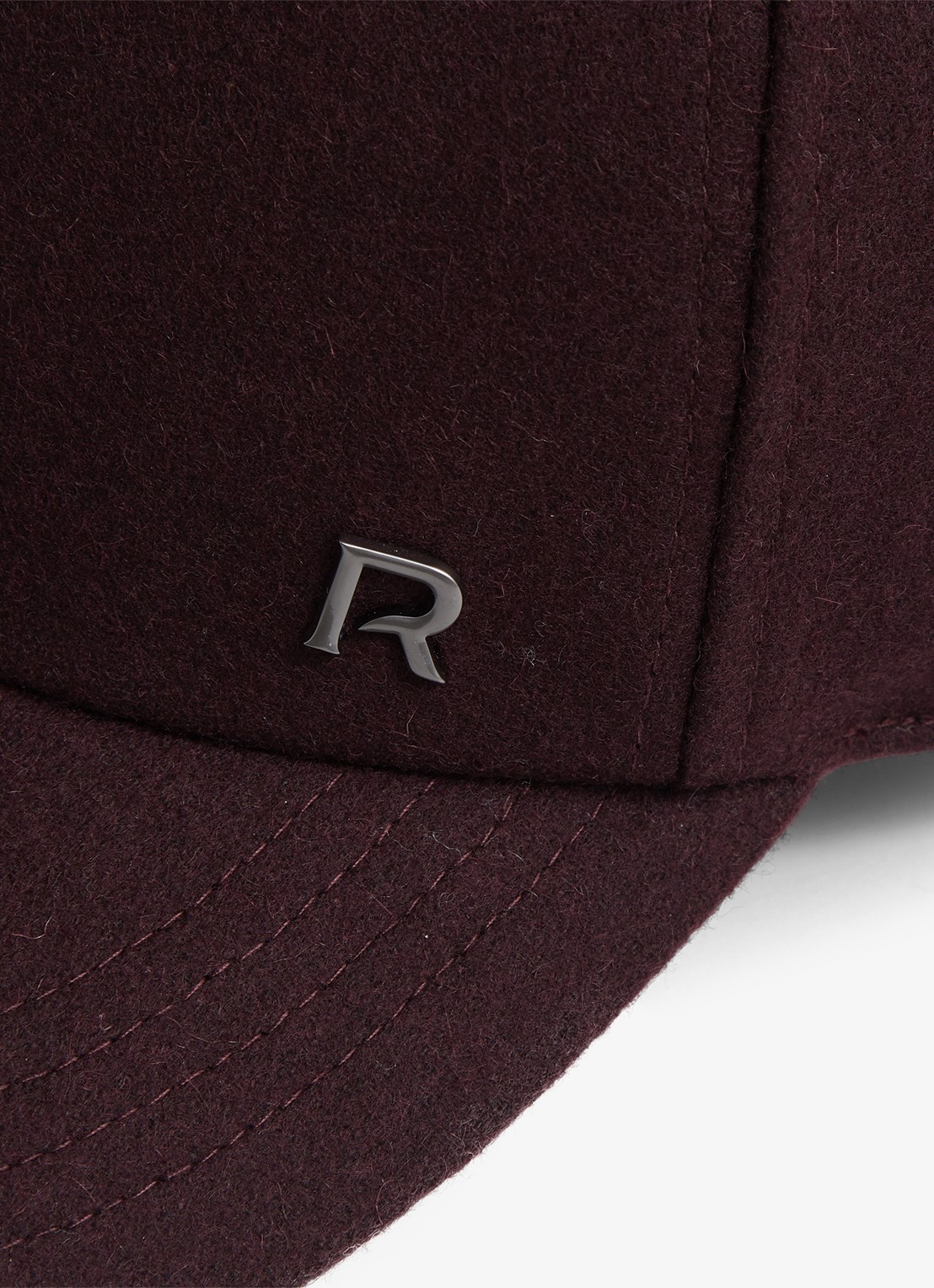 Reiss Fiona pet in wolblend  - detail 4 bordeauxrood