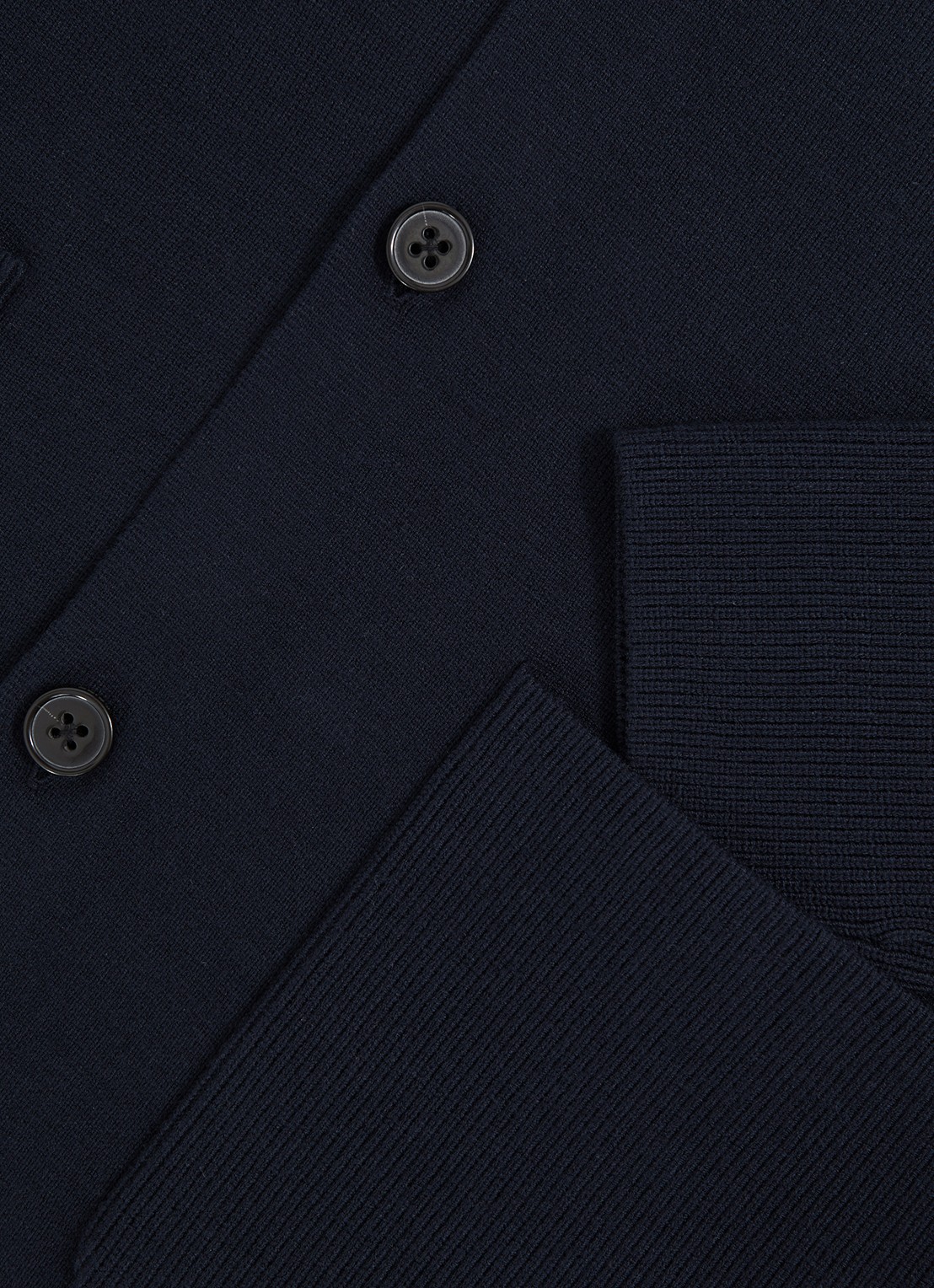 Reiss Fitzgerald fijngebreid vest met opgestikte zakken - detail 6 blauw