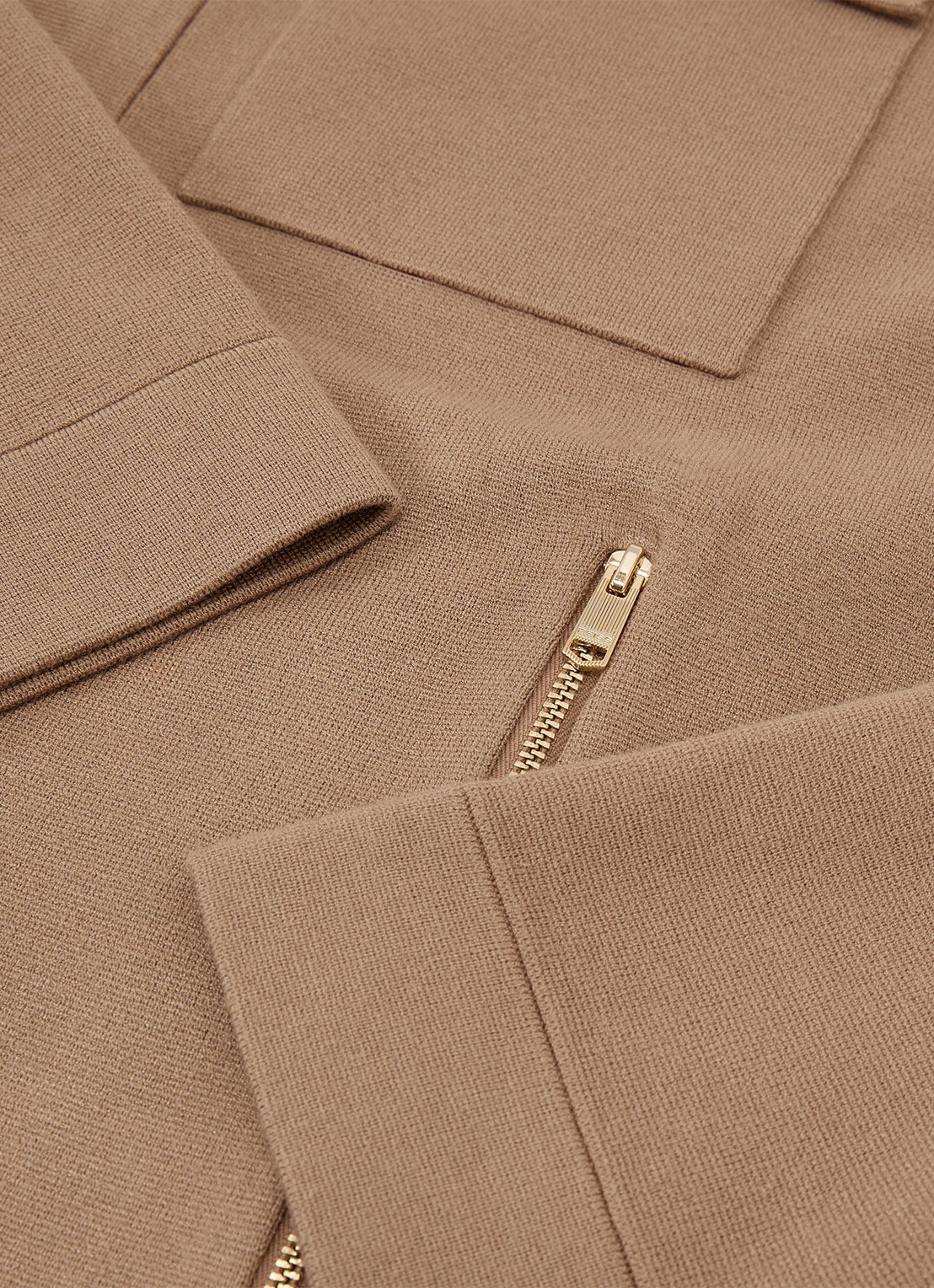 Reiss Fleetwood jack met borstzakken - detail 3 camel