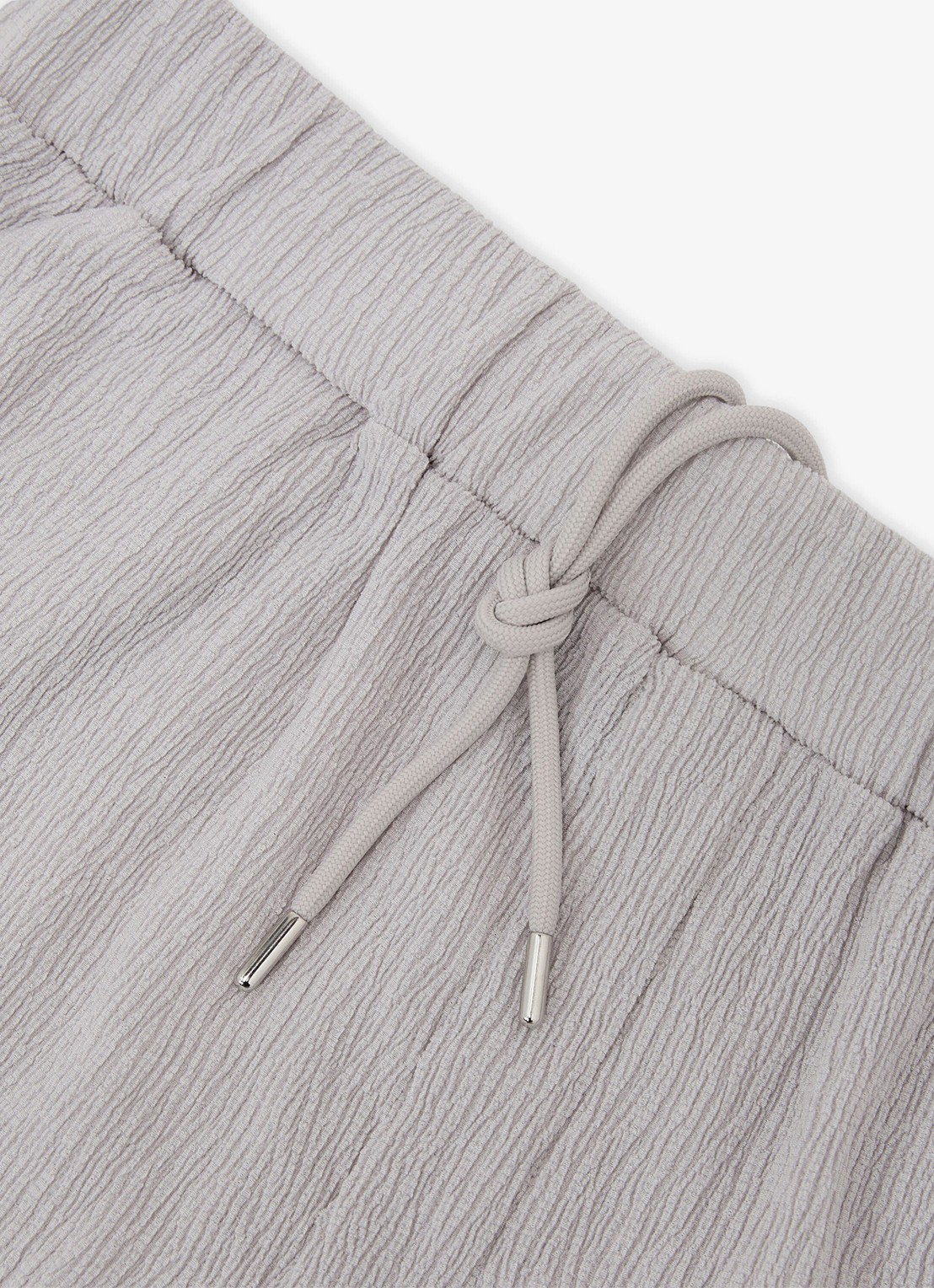 Reiss Flint straight fit korte broek met structuur - detail 6 grijs