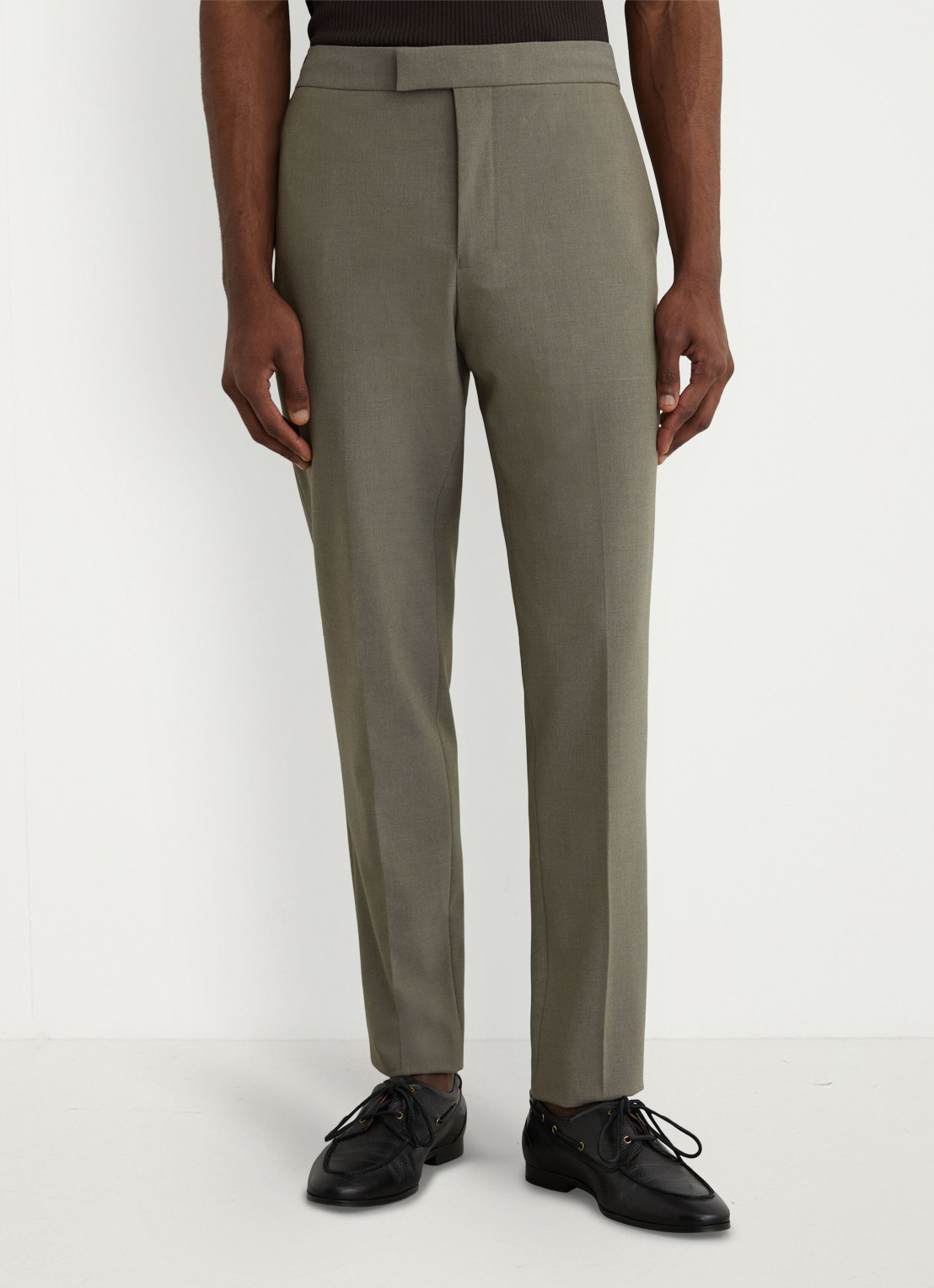 Reiss Found relaxed fit pantalon met steekzakken - detail 2 brons