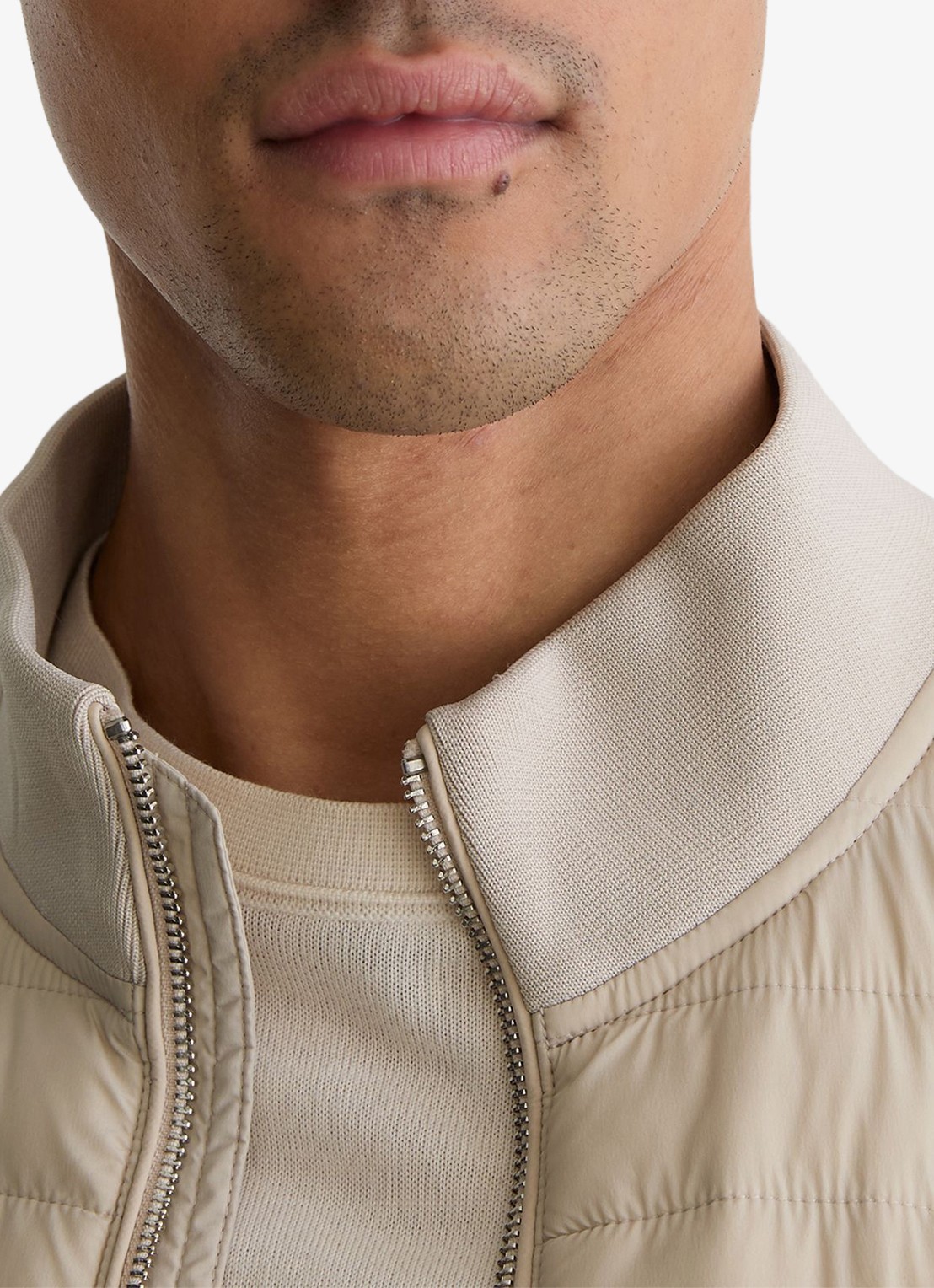 Reiss Freddie jack met steekzakken - detail 5 creme