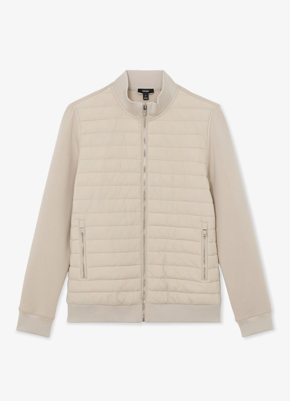 Reiss Freddie jack met steekzakken - voorkant 2 creme