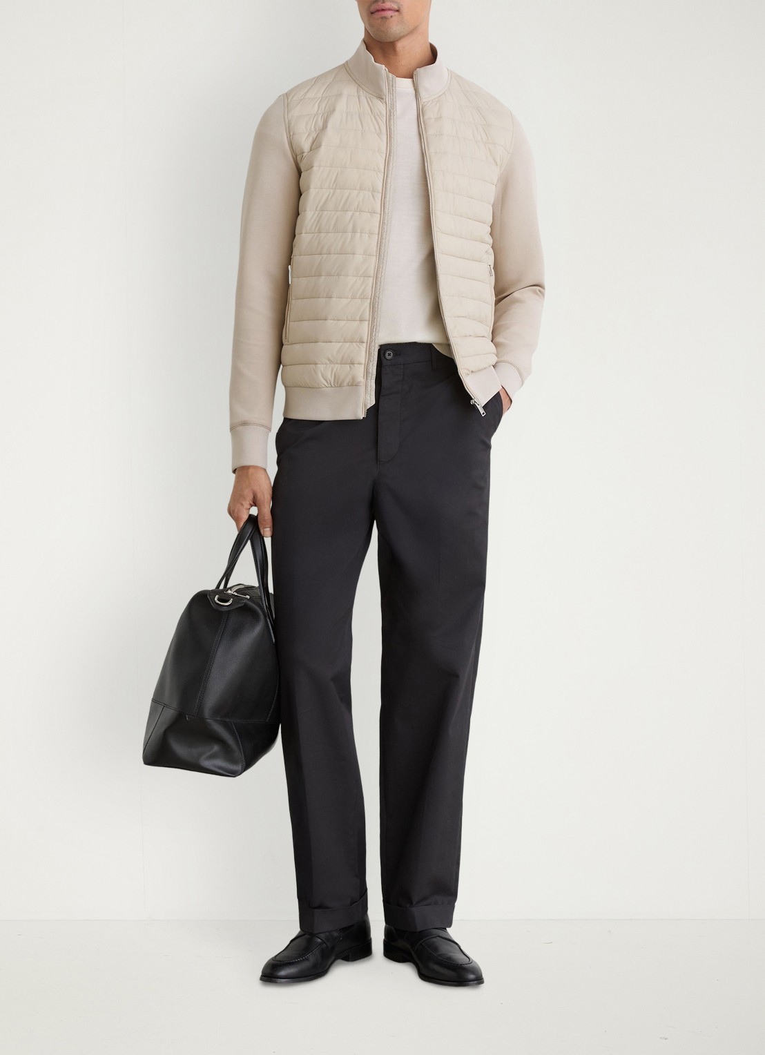 Reiss Freddie jack met steekzakken - voorkant 3 creme