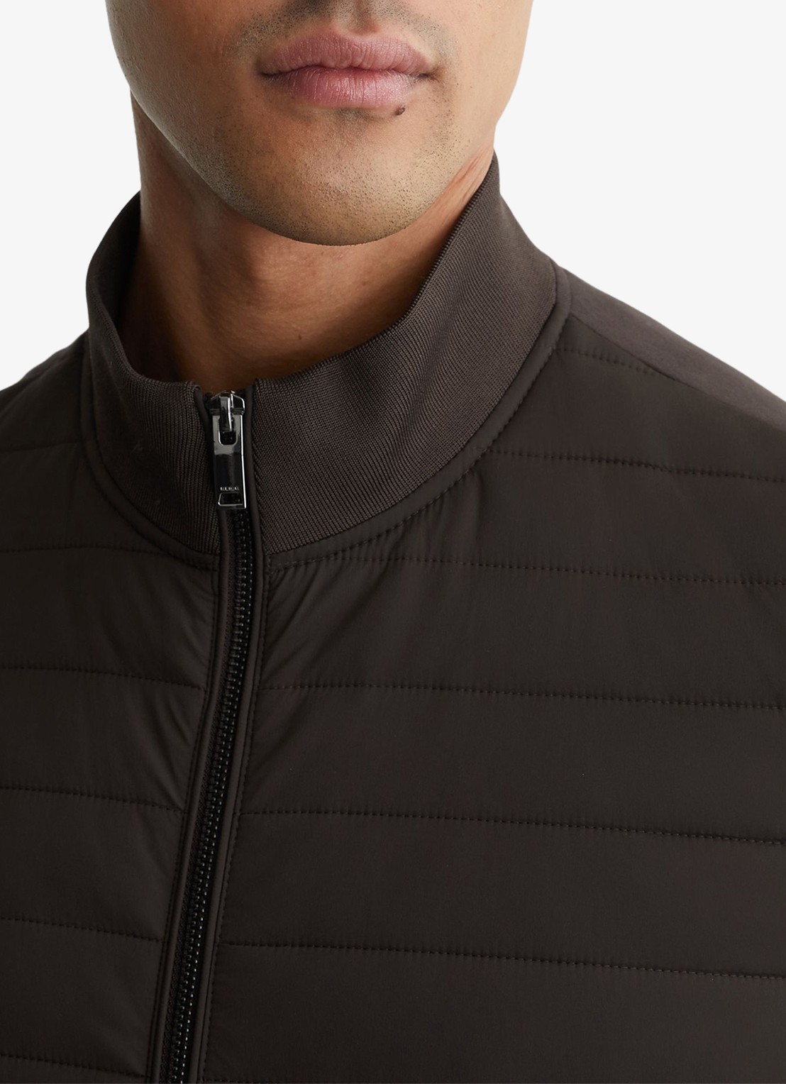 Reiss Freddie jack met steekzakken - detail 5 bruin