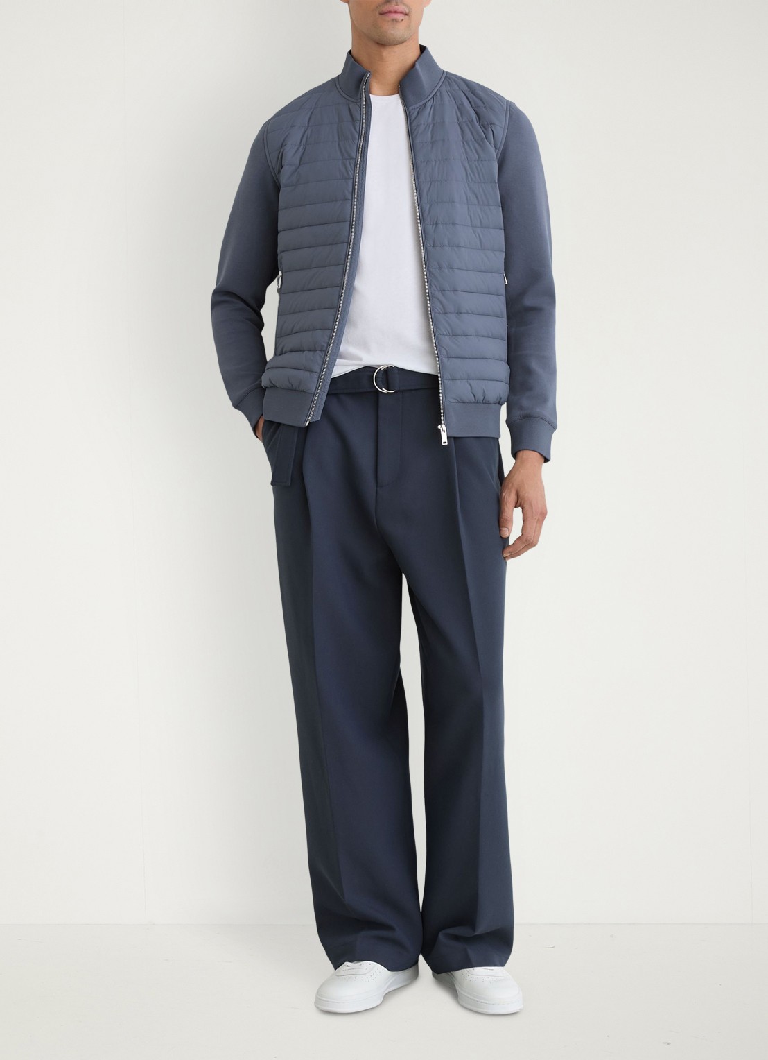 Reiss Freddie jack met steekzakken - voorkant 2 airforce blue / blauw
