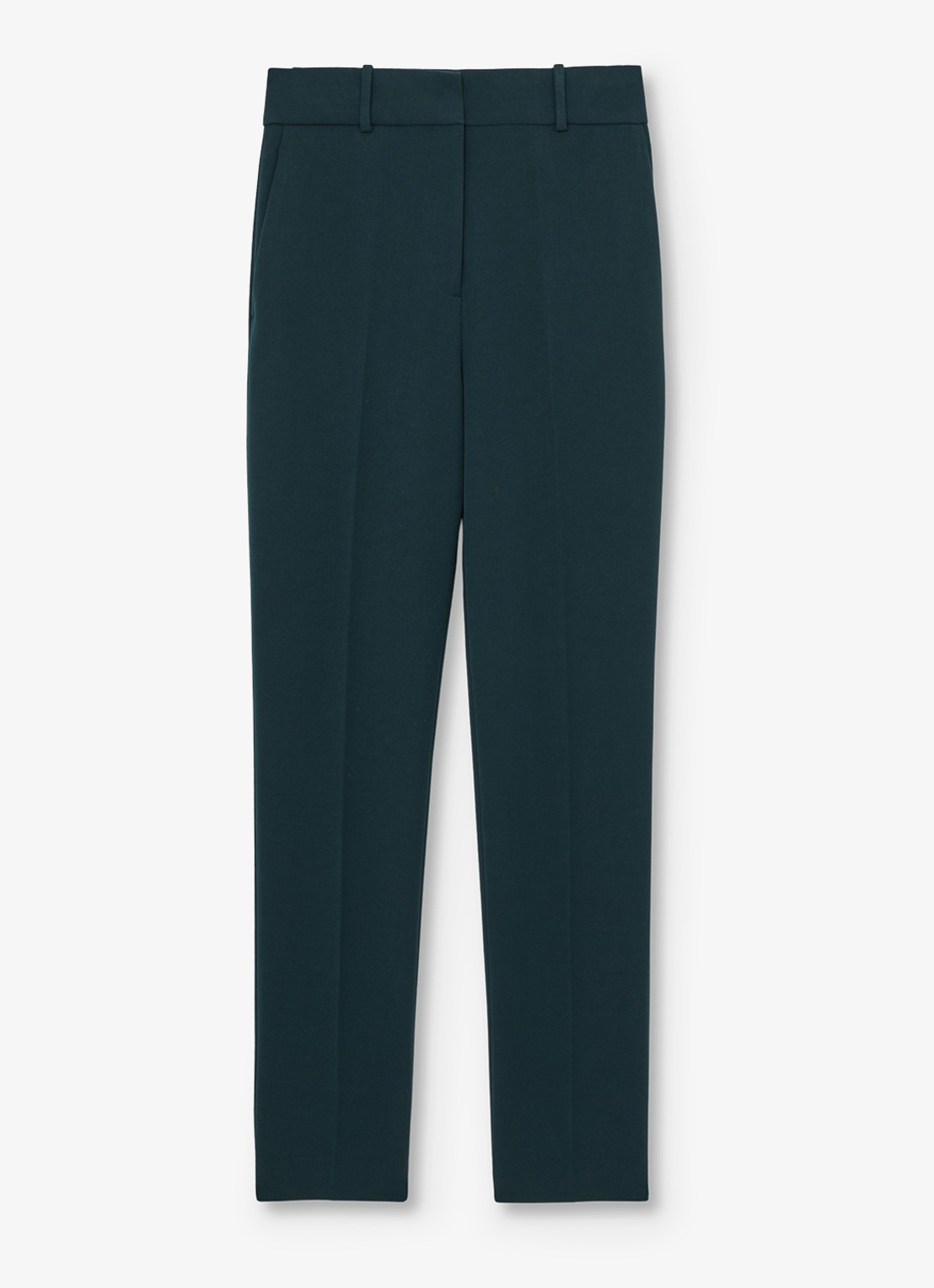 Reiss Gabi high waist slim fit chino - voorkant 2 groen