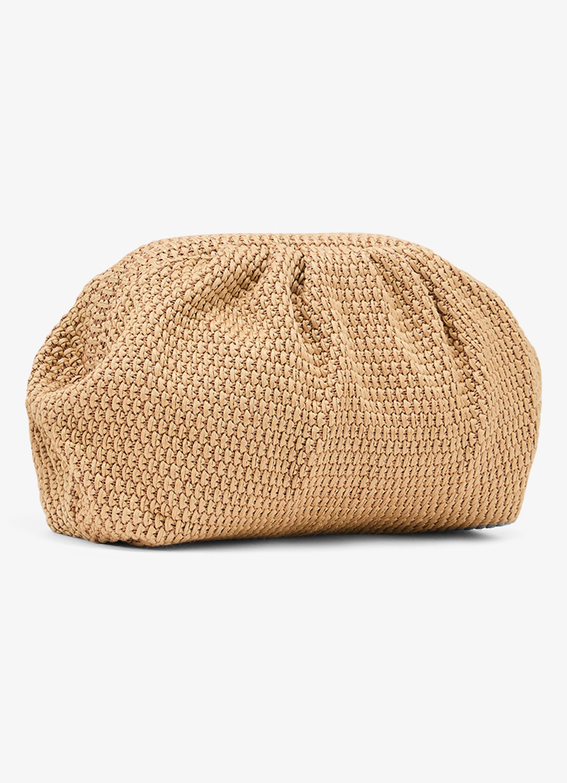 Reiss Georgia clutch met gevlochten detail en afneembare schouderriem - detail 3 beige