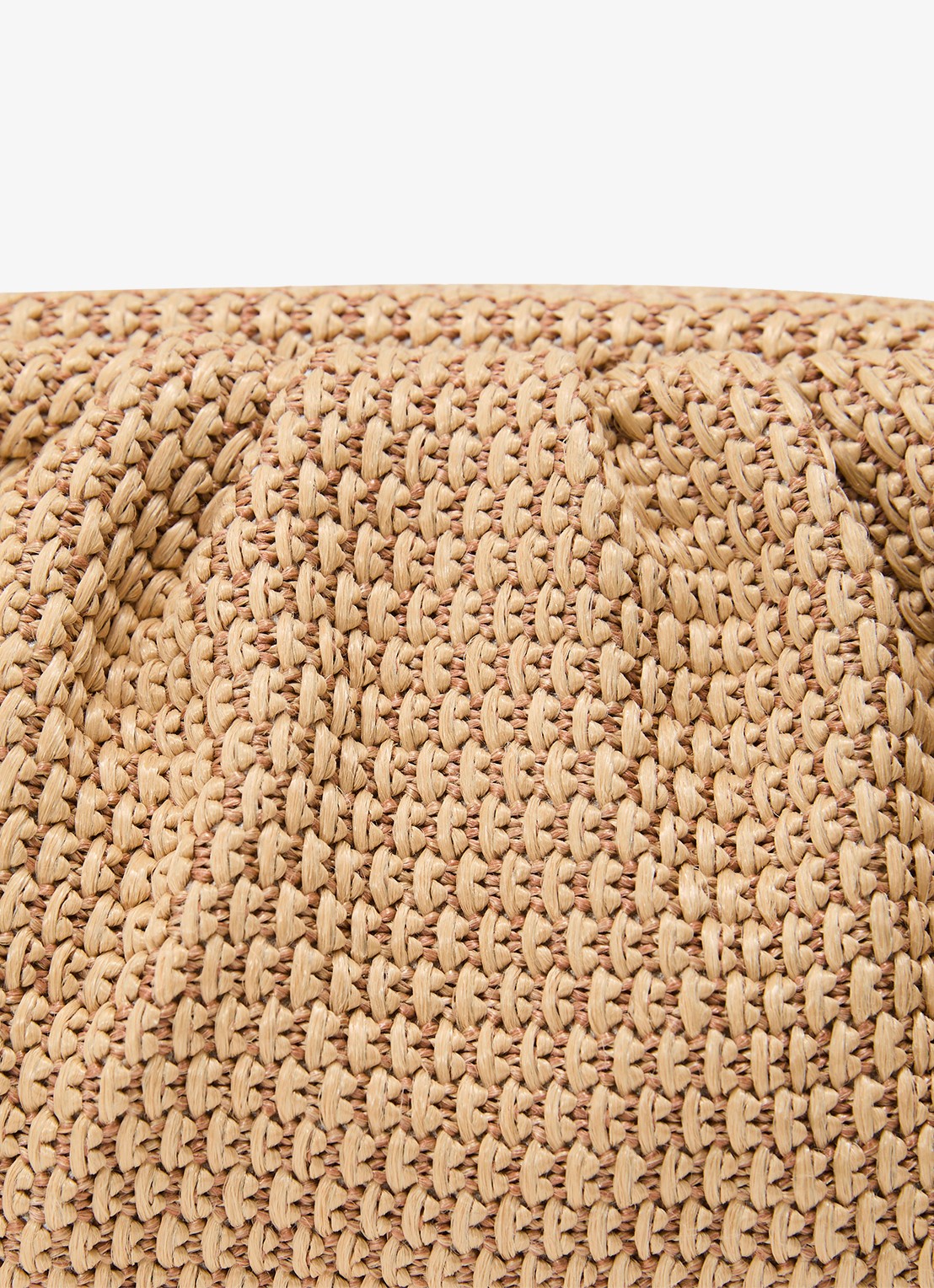 Reiss Georgia clutch met gevlochten detail en afneembare schouderriem - detail 6 beige