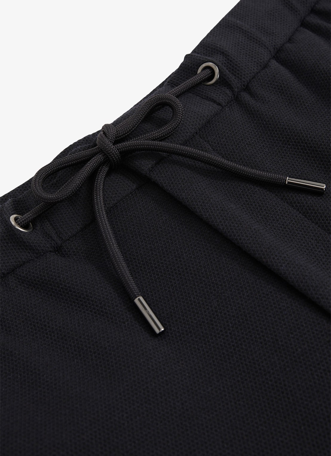 Reiss Gerrard tapered fit broek met trekkoord - detail 2 navy / blauw