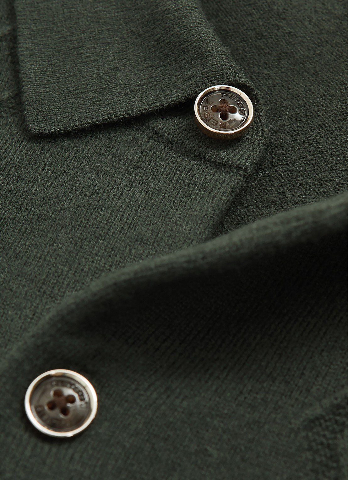 Reiss Gideon vest met textuur - detail 5 donkergroen