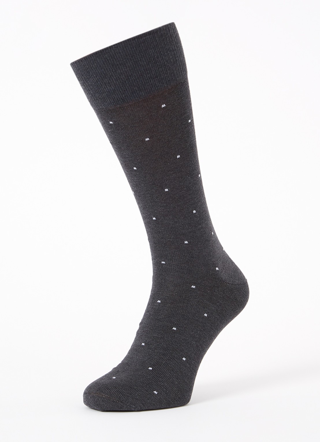 Reiss Graham sokken met print in 2-pack - detail 3 antraciet