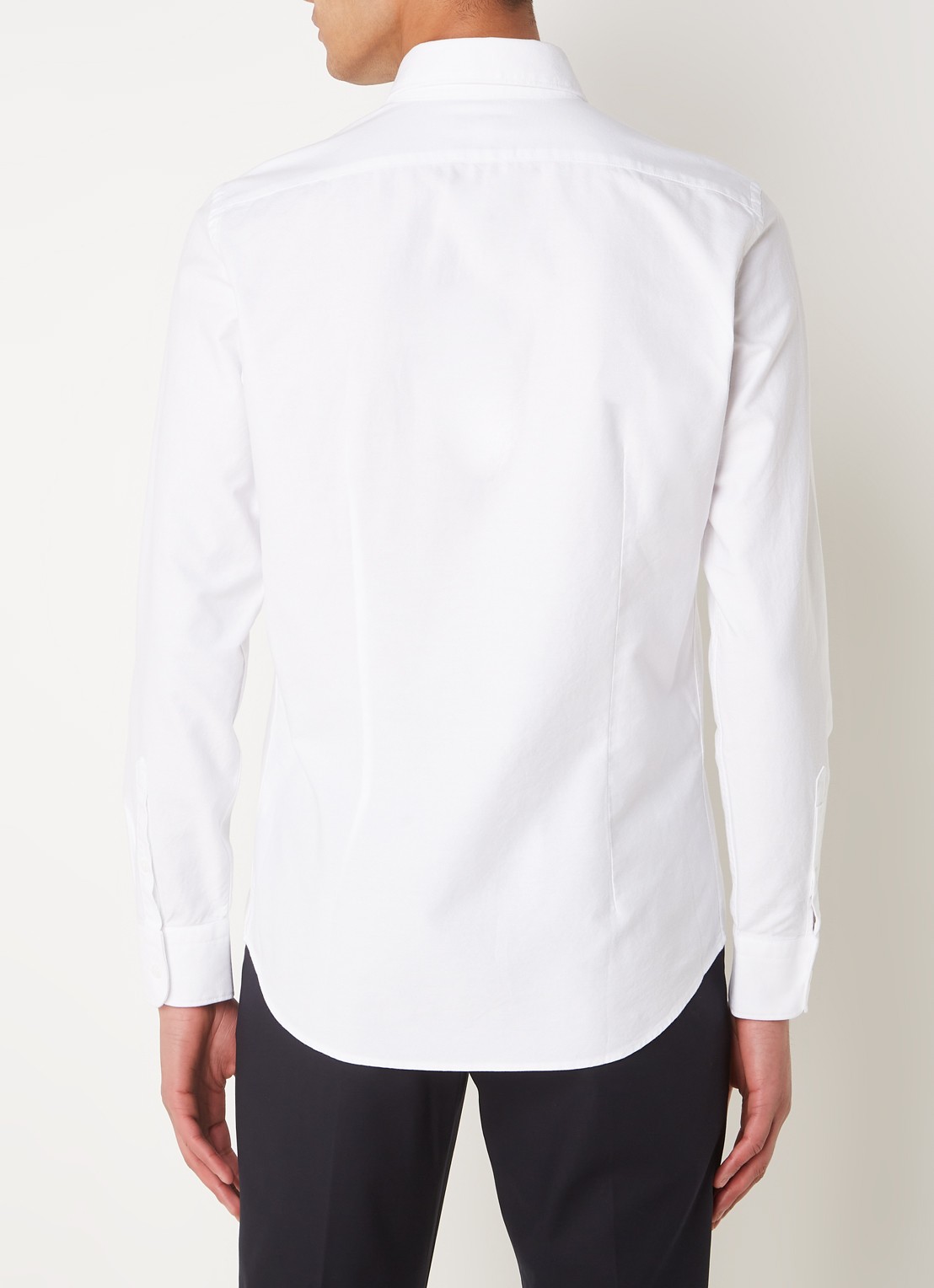 Reiss Greenwich slim fit overhemd met borstzak - achterkant 4 wit