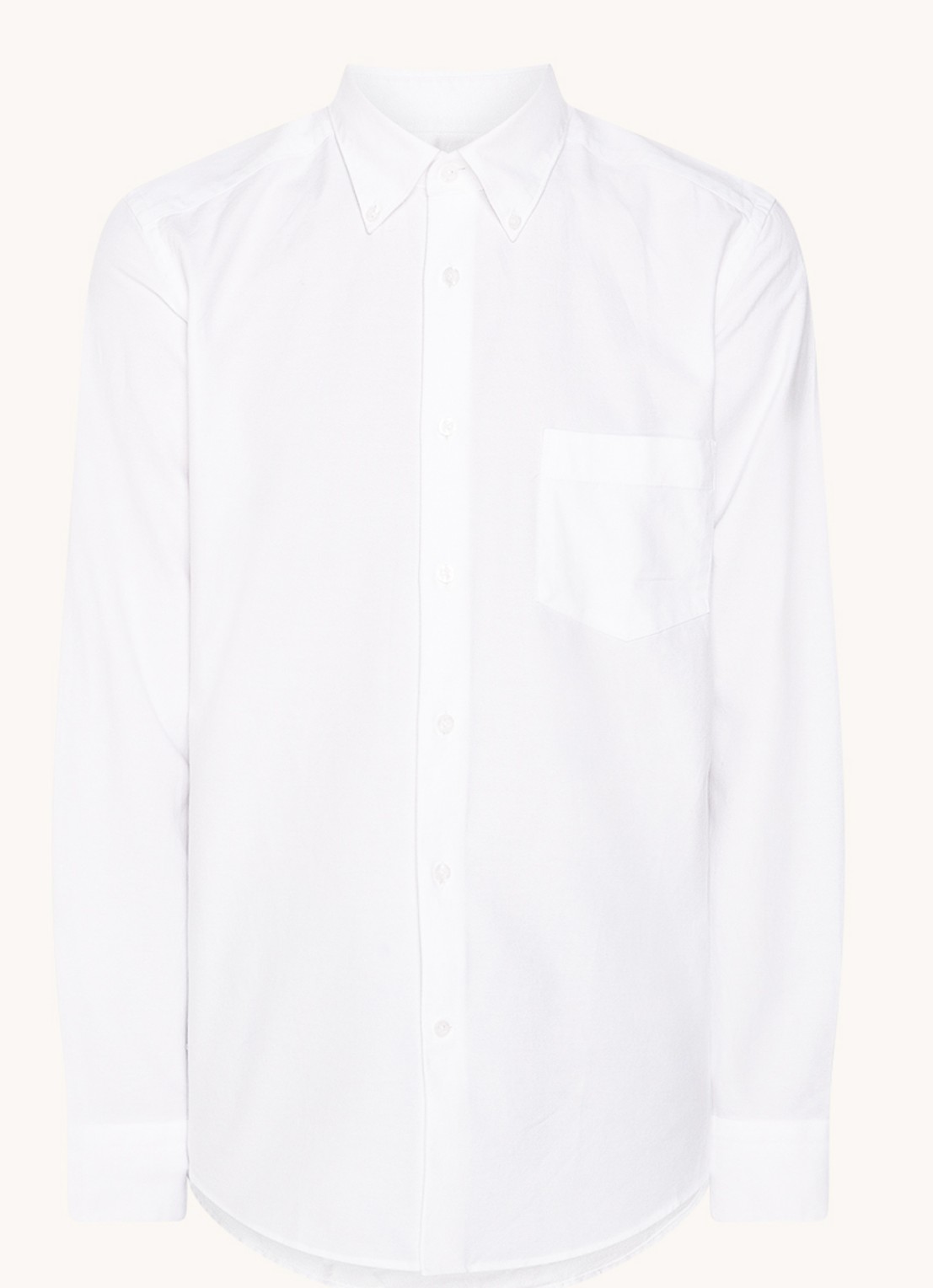 Reiss Greenwich slim fit overhemd met borstzak - voorkant wit