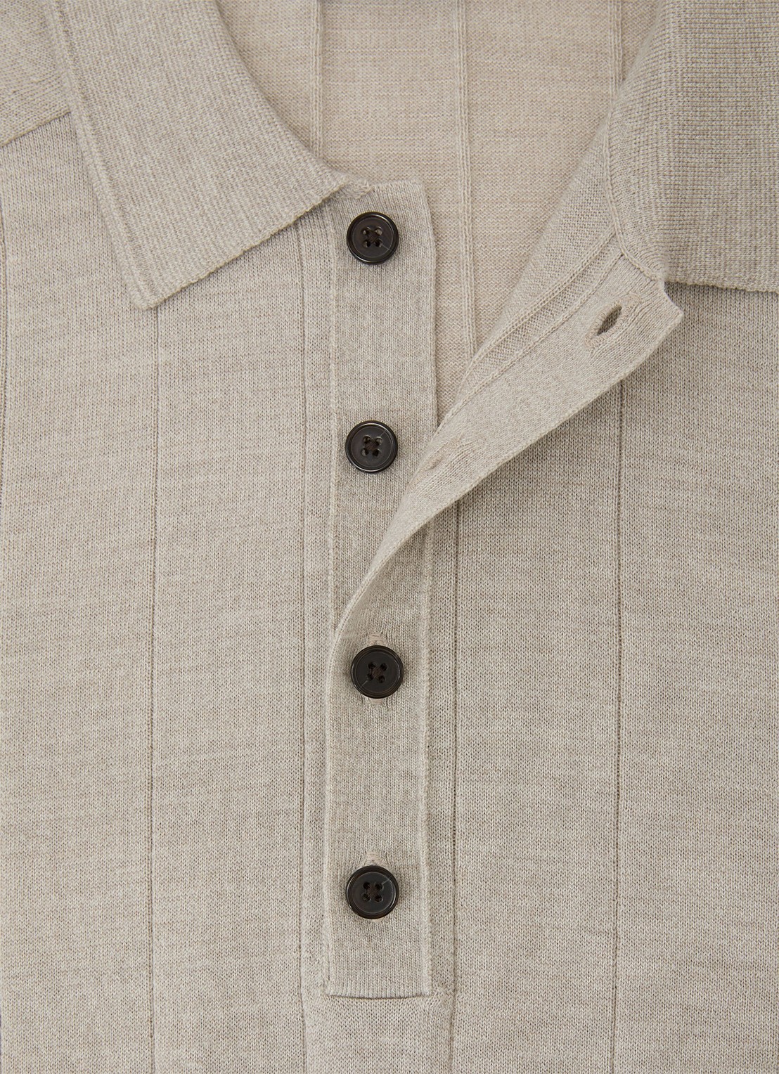 Reiss Greyson pullover in merino wolblend - detail 3 beige