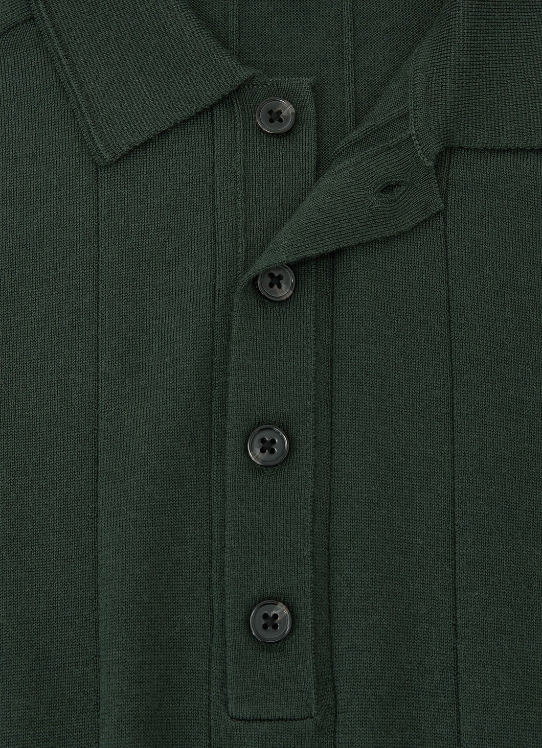 Reiss Greyson pullover in merino wolblend - detail 5 groen