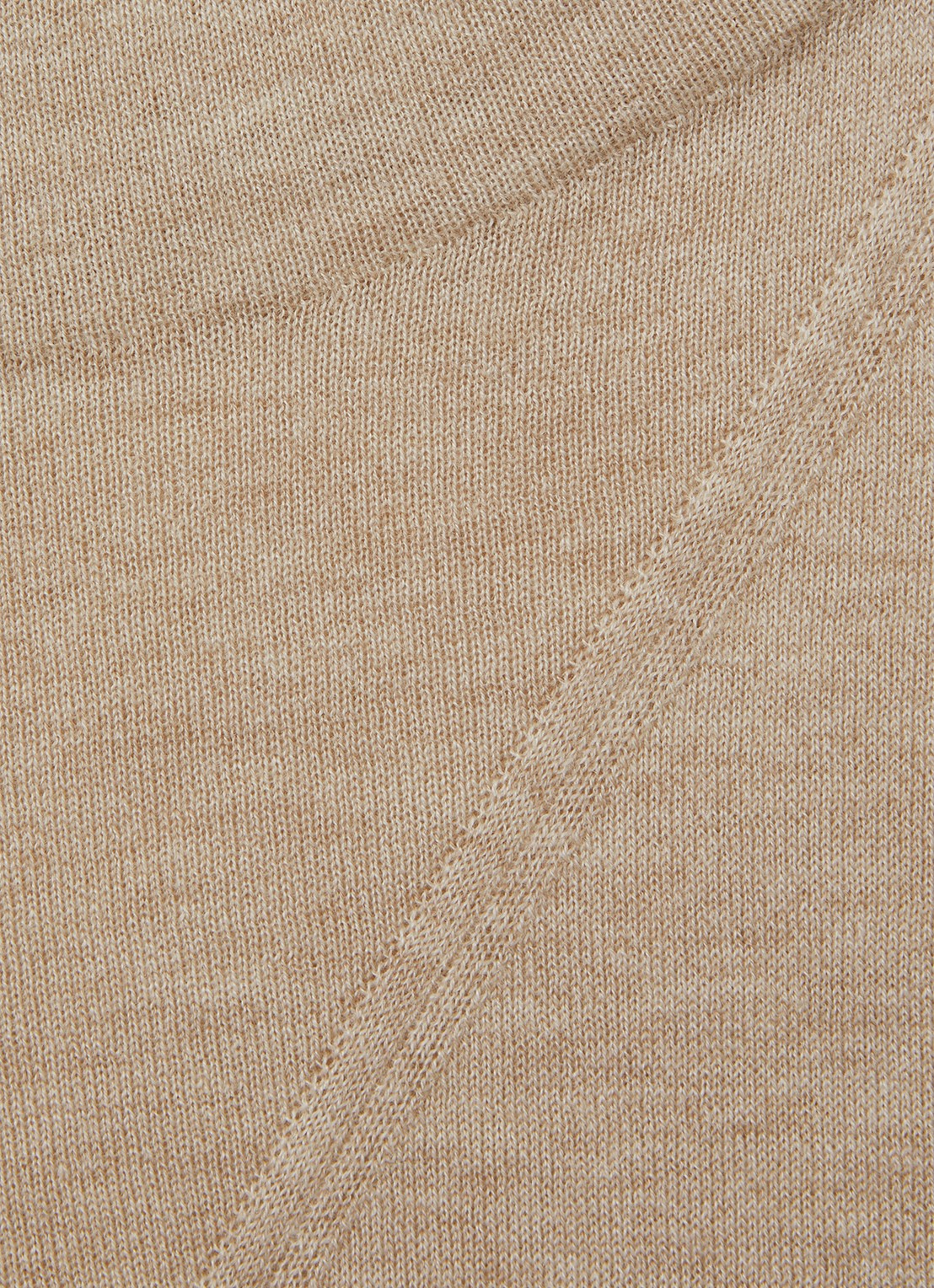 Reiss Harper mouwloze top van wol met col - detail 4 beige