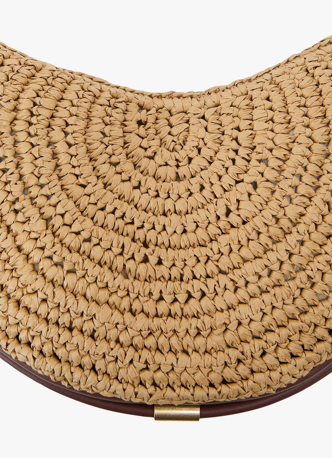 Reiss Harriet schoudertas met details van leer - detail 7 bruin