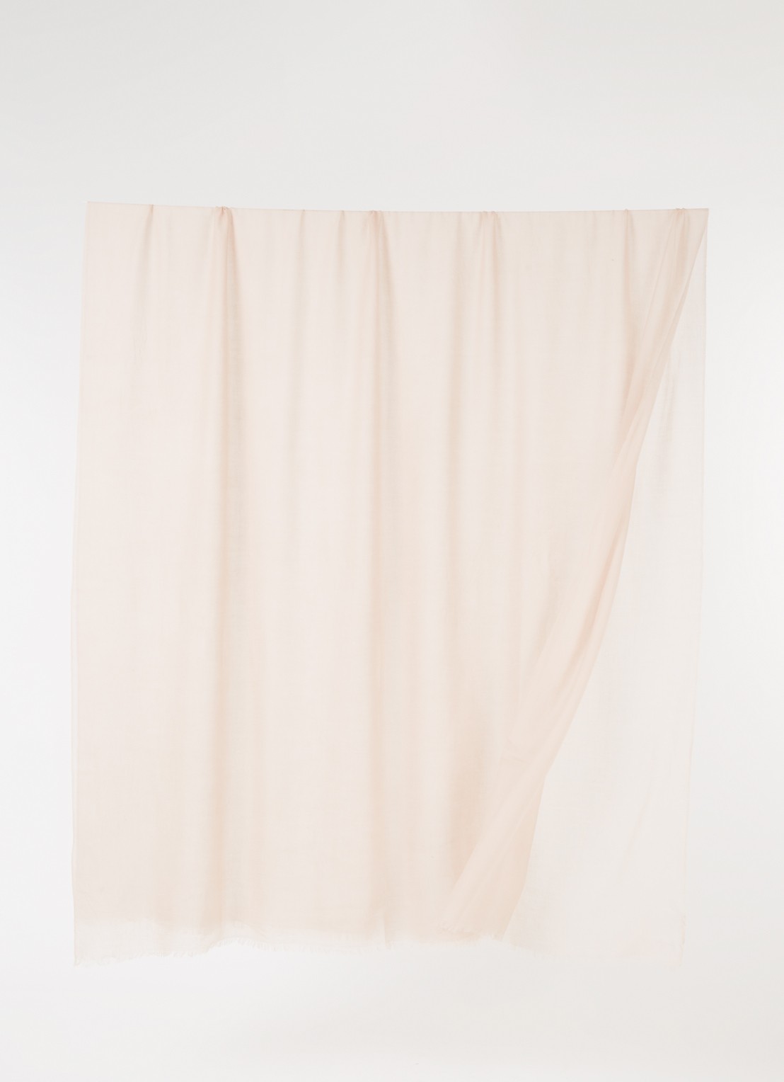 Reiss Heidi sjaal in kasjmierblend 210 x 105 cm - voorkant 2 lichtroze