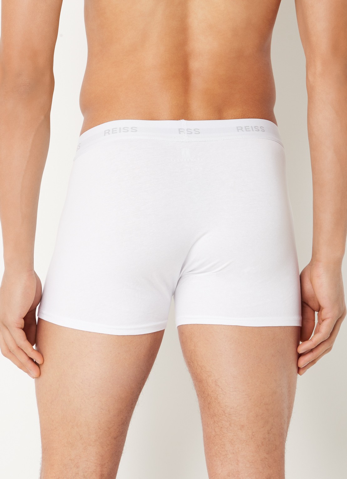 Reiss Heller boxershort met logoband in 3 pack - achterkant 4 wit