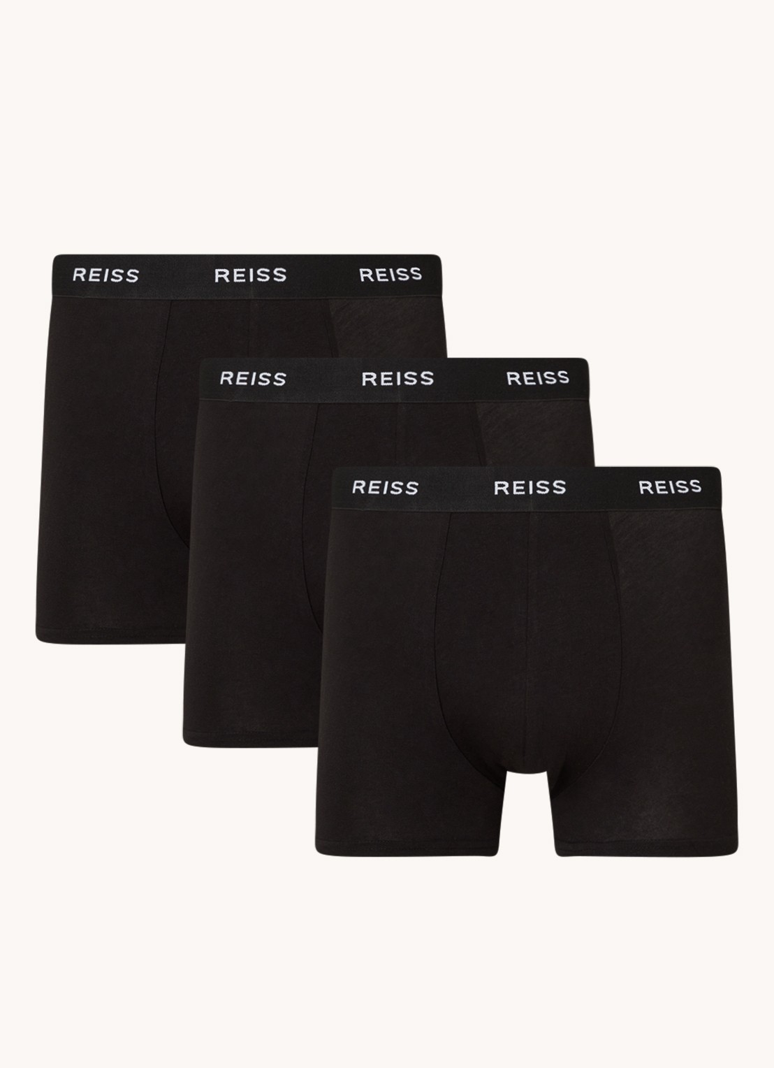 Reiss Heller boxershort met logoband in 3 pack - detail 4 zwart