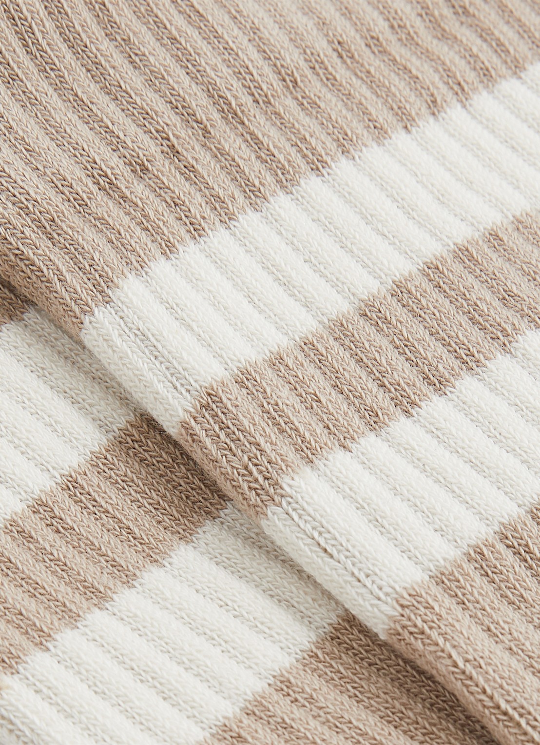 Reiss Henman sokken met ribstructuur - detail 2 beige