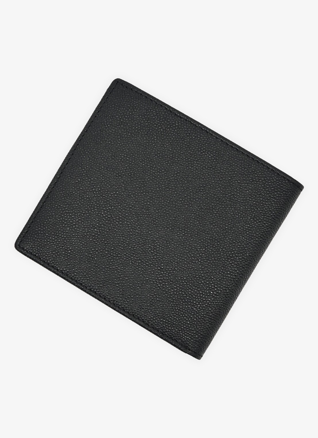 Reiss Henry portemonnee van leer met structuur - detail 2 black / zwart
