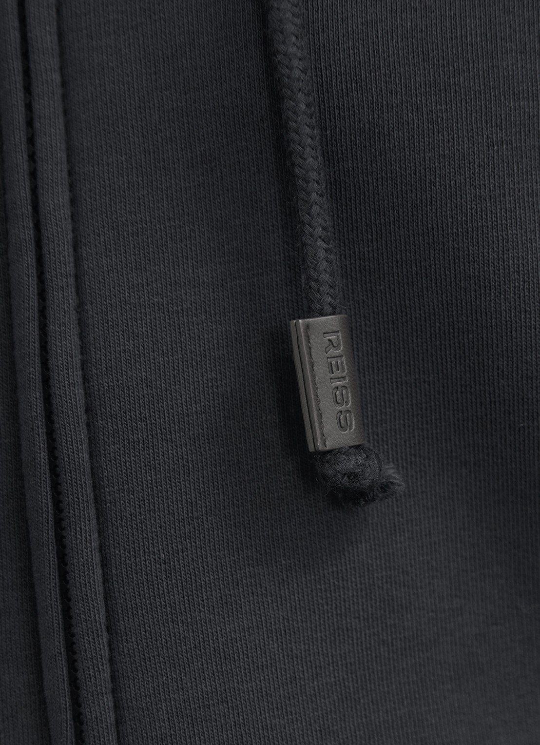 Reiss Howel sweatvest met capuchon  - detail 4 navy / blauw