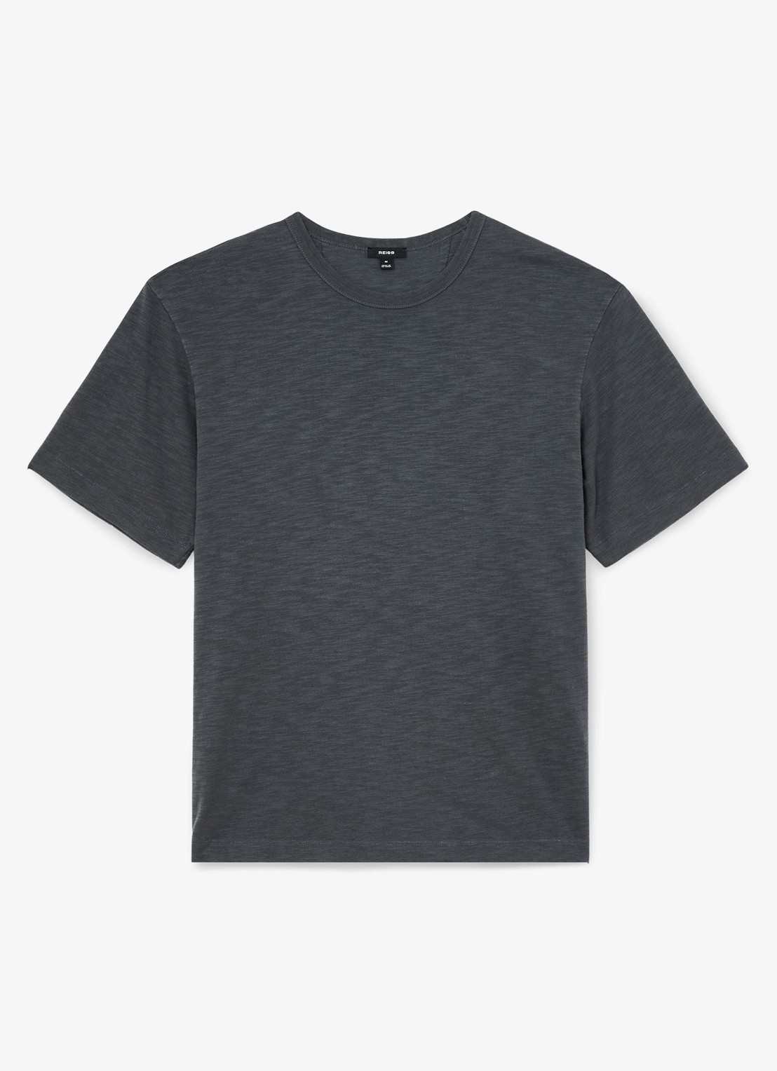 Reiss Huxley T-shirt met gemêleerd dessin - voorkant navy / blauw