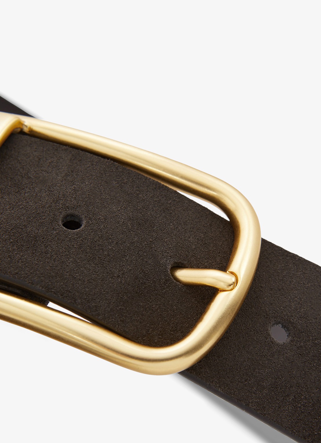 Reiss Iyla riem van leer - detail 4 chocoladebruin