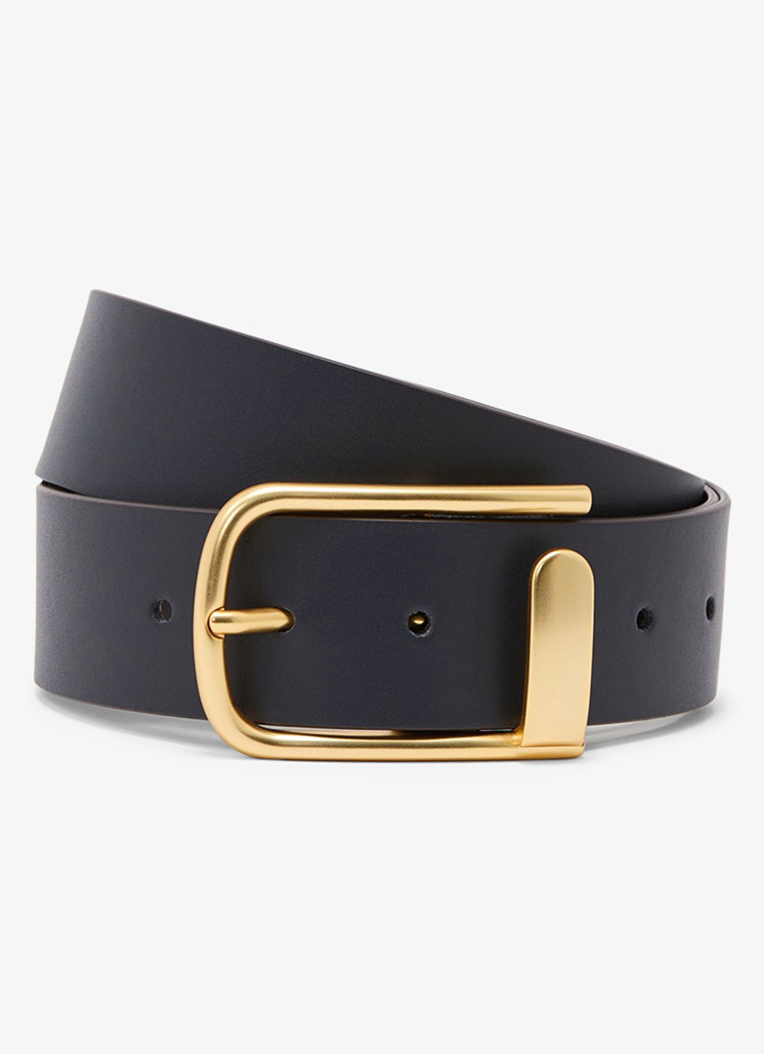 Reiss Iyla riem van suède - voorkant donkerblauw