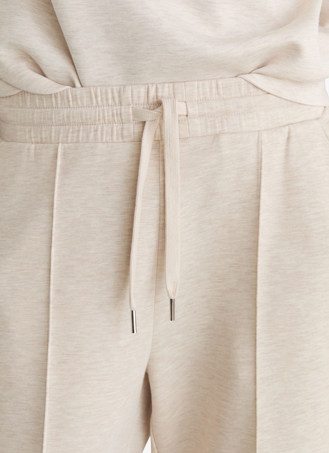 Reiss Jemma high waist wide fit joggingbroek met steekzakken - detail 6 beige