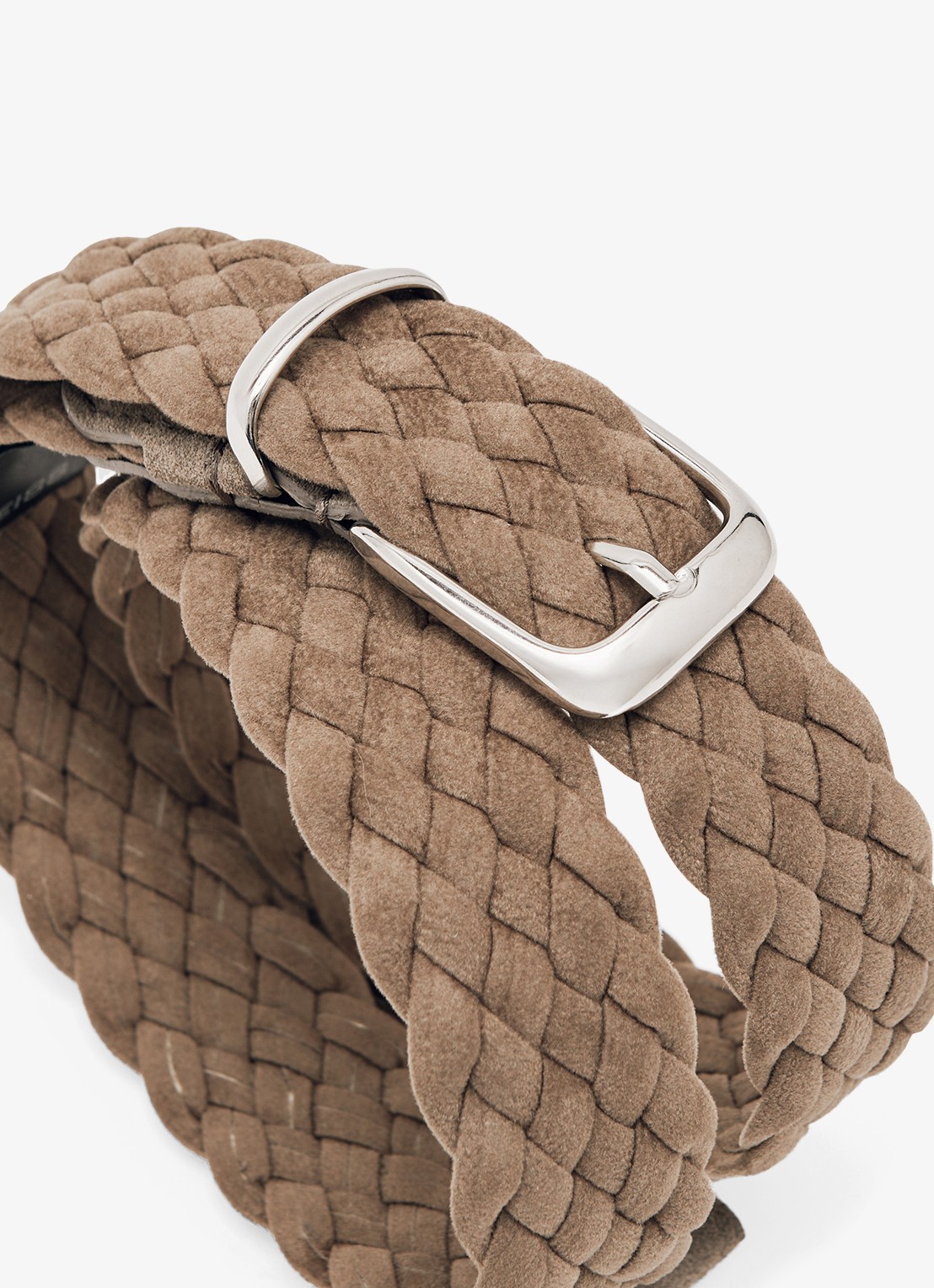 Reiss Jesse gevlochten riem - detail 4 zand
