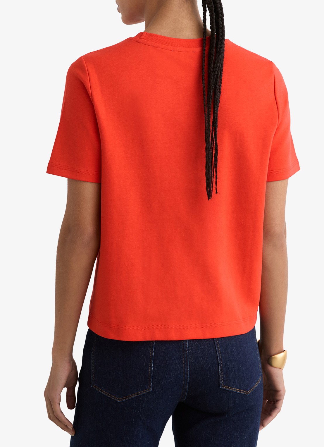 Reiss Josie T-shirt met ronde hals - achterkant 6 rood