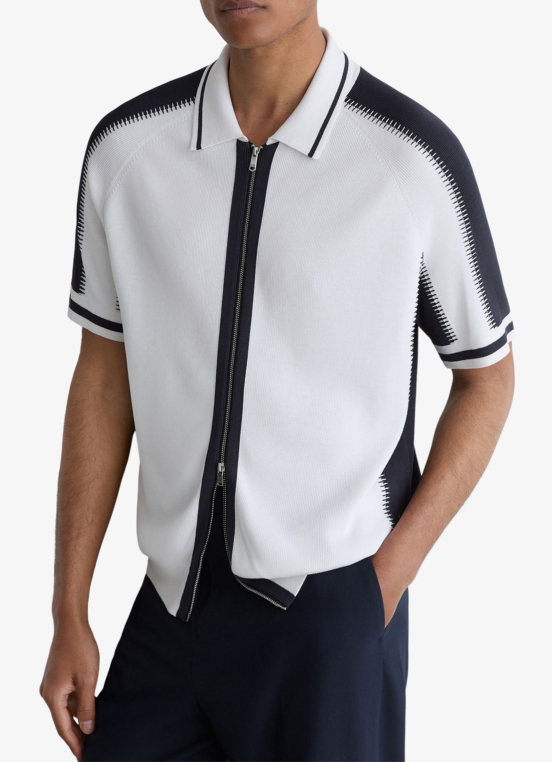 Reiss Kenley regular fit overhemd - detail 2 wit