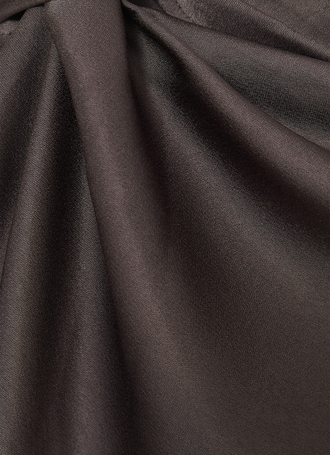 Reiss Kenzie asymmetrische gedrapeerde midi-jurk - detail 4 taupe
