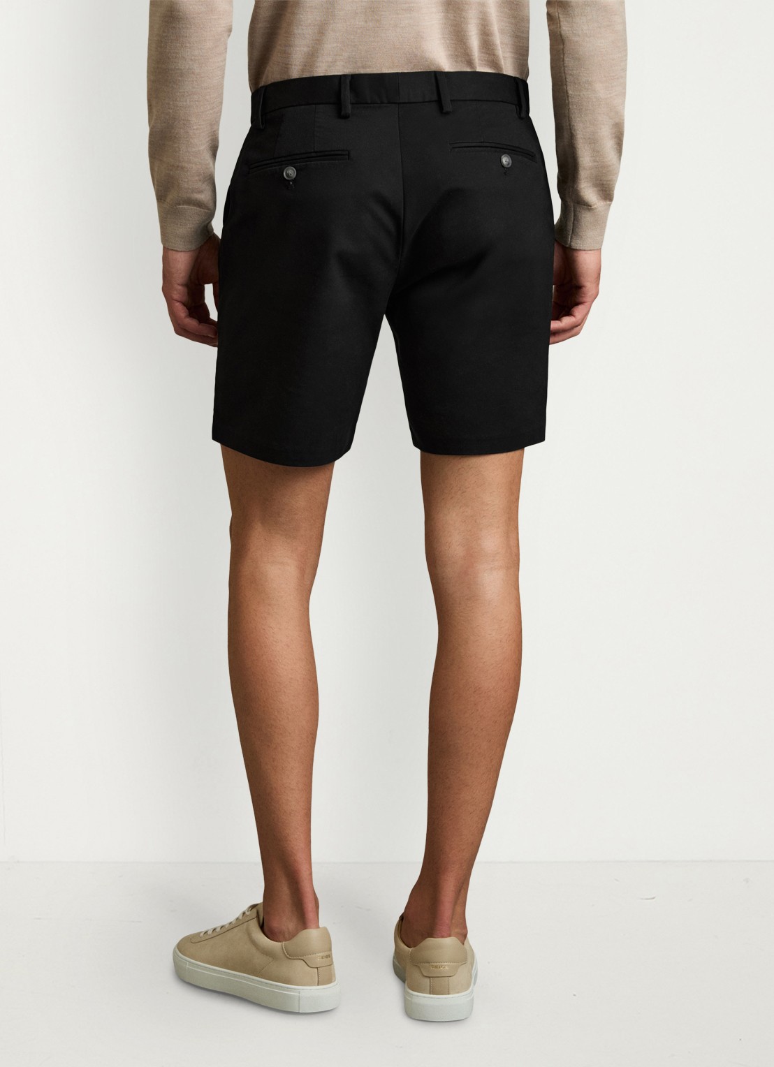 Reiss Korte broek met steekzakken - achterkant 3 black / zwart