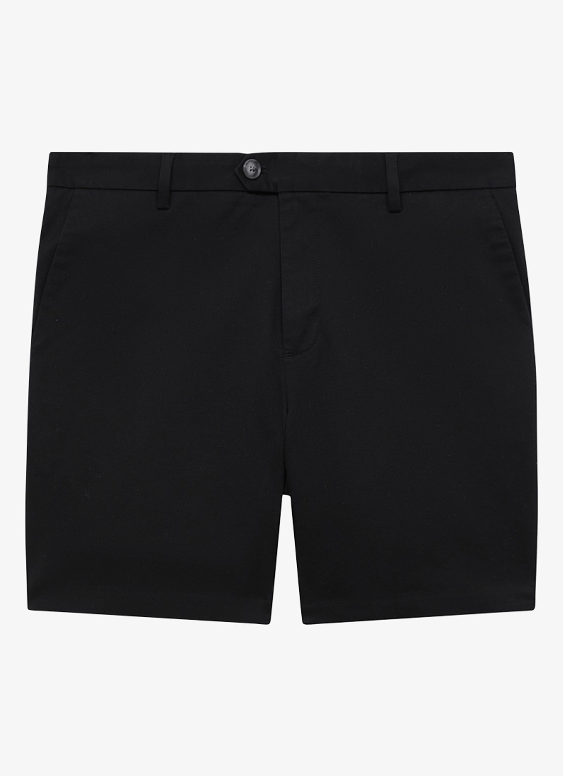 Reiss Korte broek met steekzakken - voorkant black / zwart
