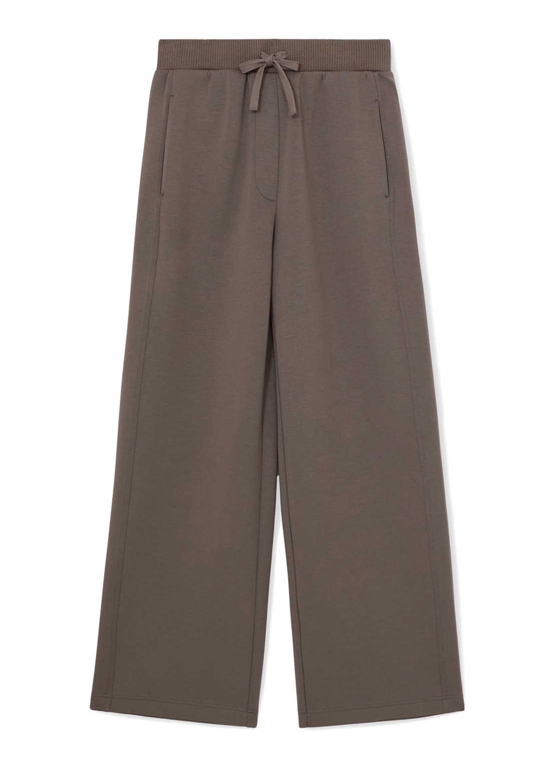 Reiss Laney wide fit joggingsbroek met steekzakken - voorkant 2 bruin