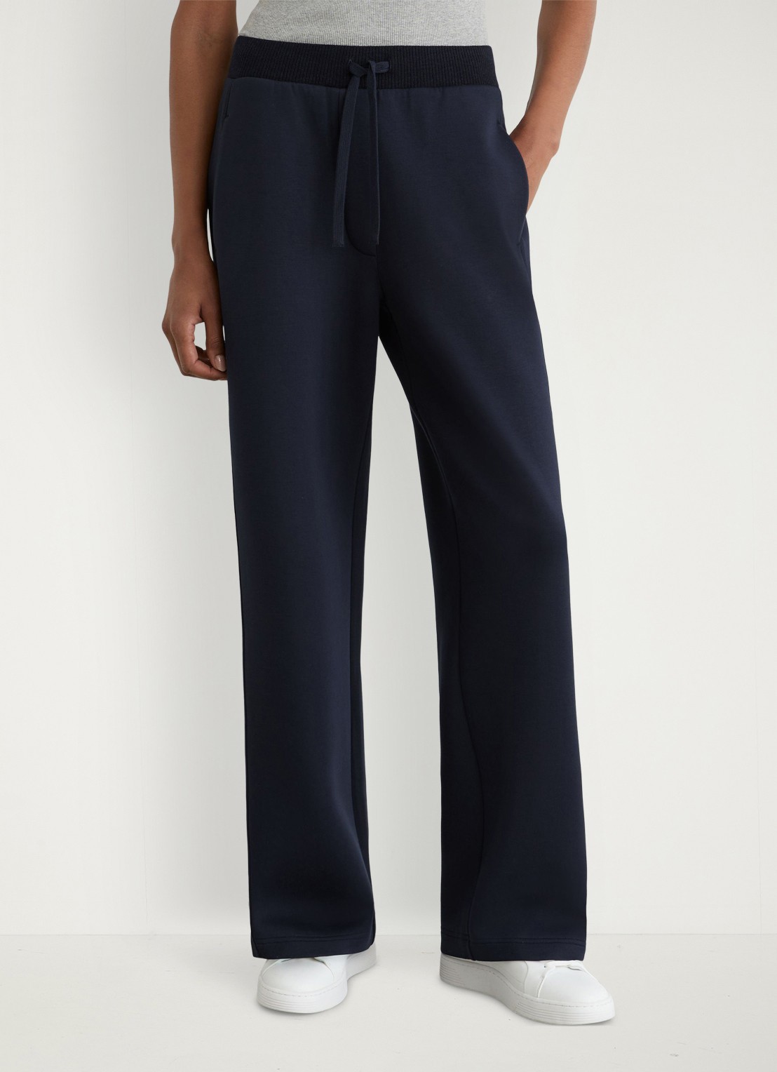 Reiss Laney wide fit joggingsbroek met steekzakken - detail 3 donkerblauw
