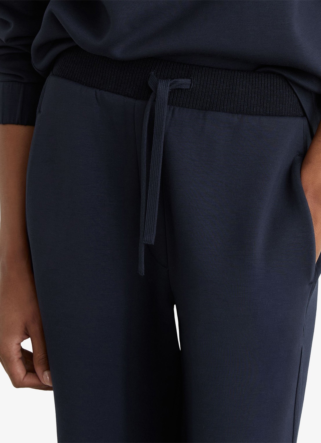 Reiss Laney wide fit joggingsbroek met steekzakken - detail 6 donkerblauw