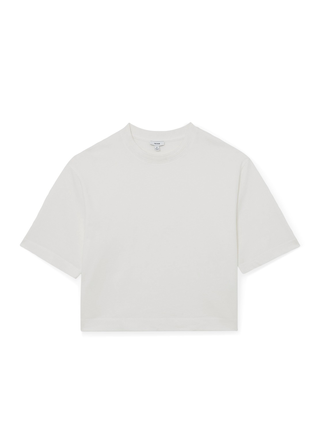 Reiss Lara oversized T-shirt  - voorkant 6 wit