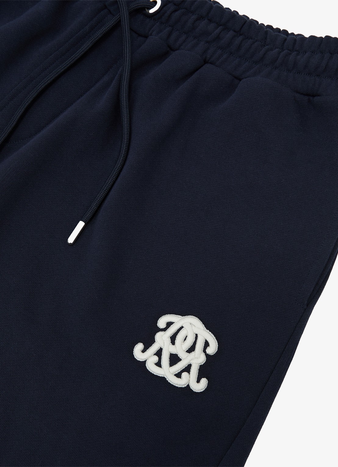 Reiss Levin straight fit korte broek met steekzakken - detail 4 donkerblauw
