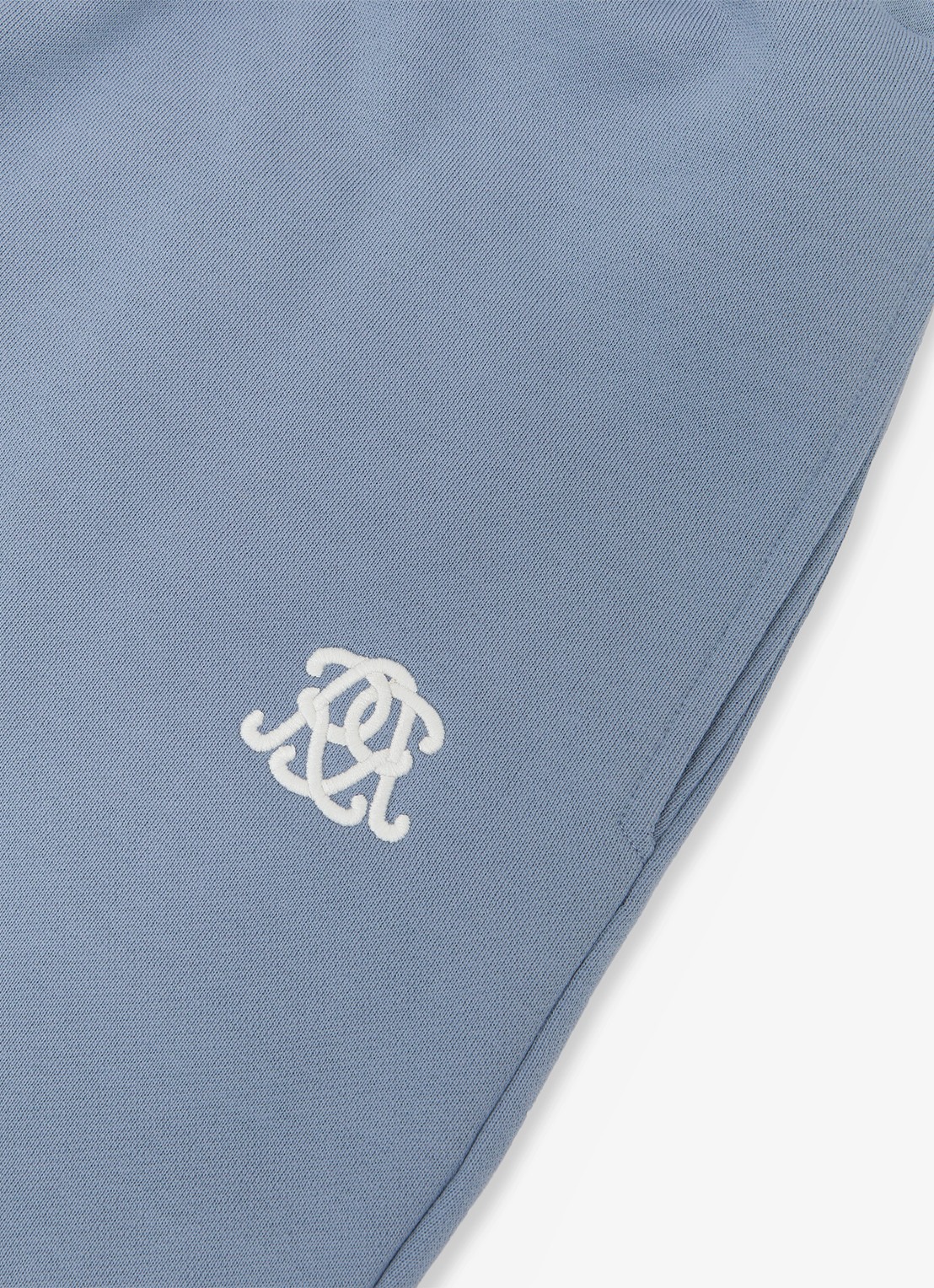 Reiss Levin straight fit korte broek met steekzakken - detail 6 staalblauw