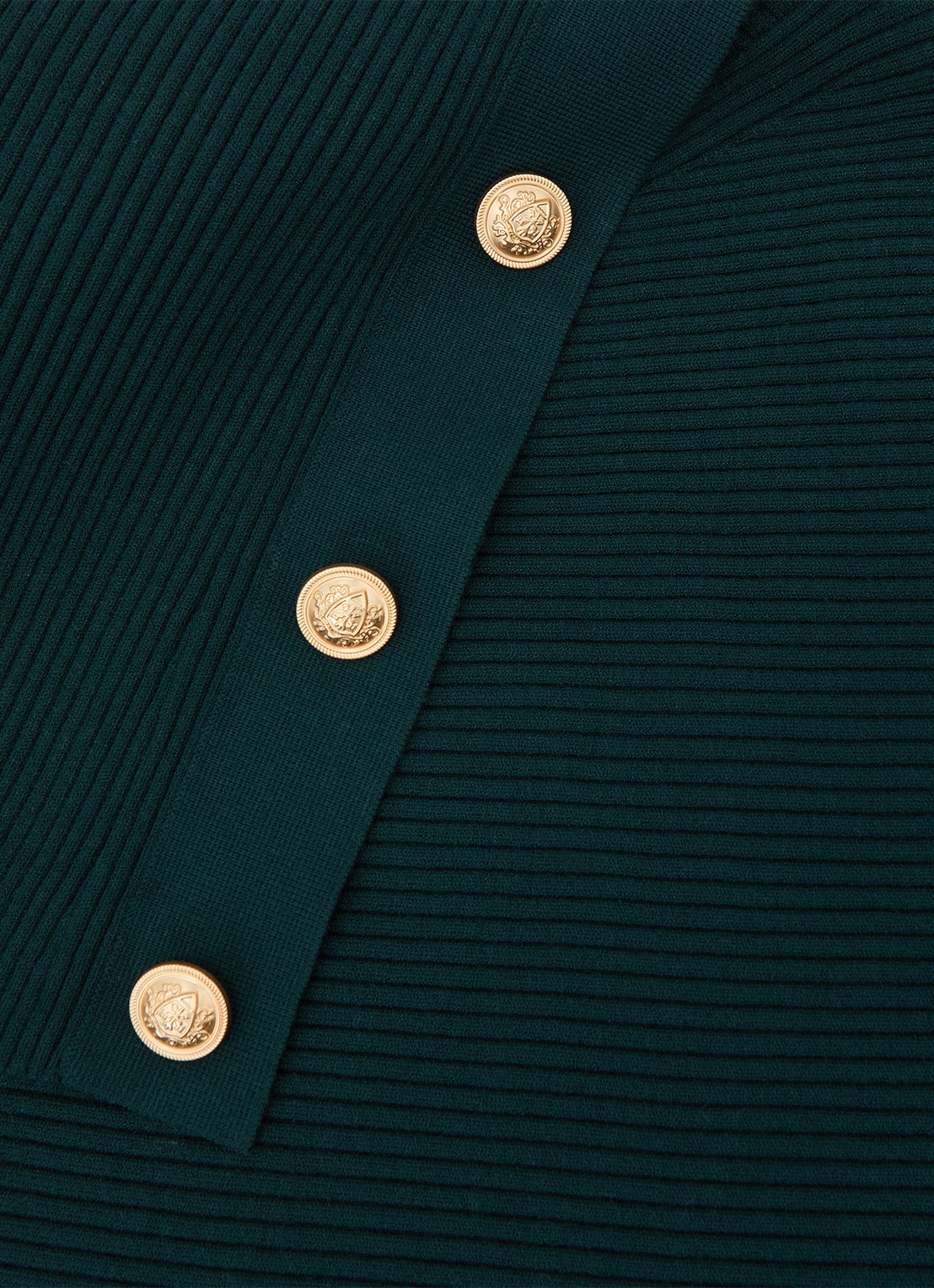 Reiss Lexi ribgebreide top met geknoopt detail - detail 4 donkerblauw