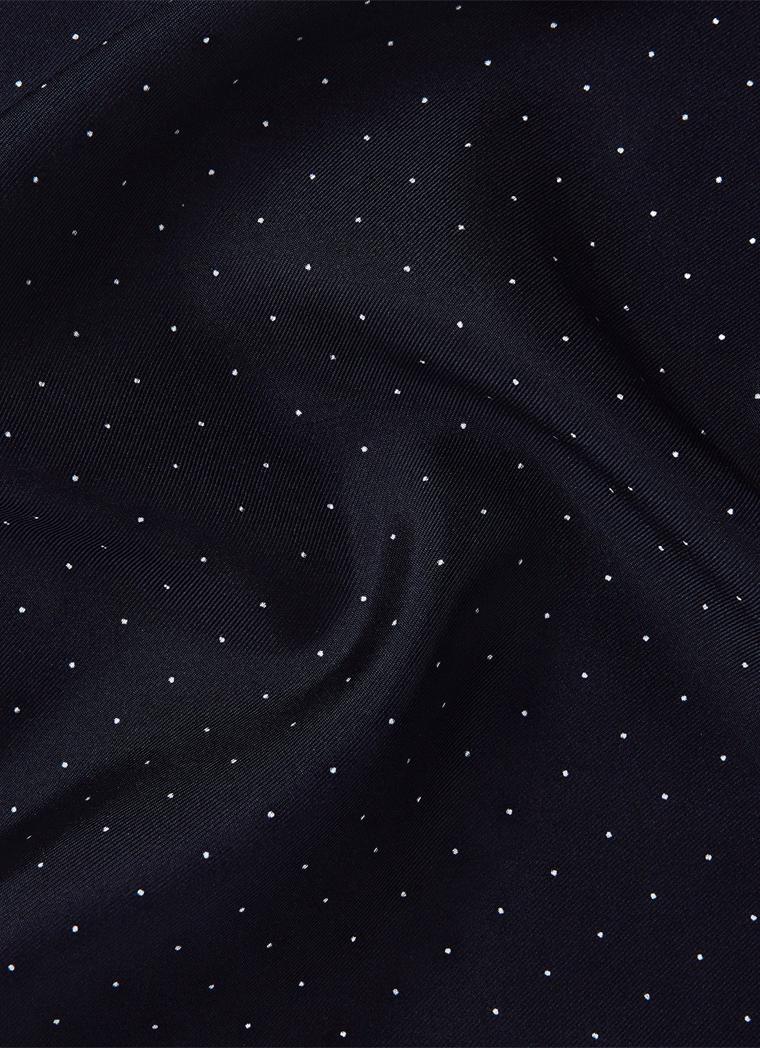 Reiss Liam pochet van zijde met stippenprint - detail 5 navy / blauw