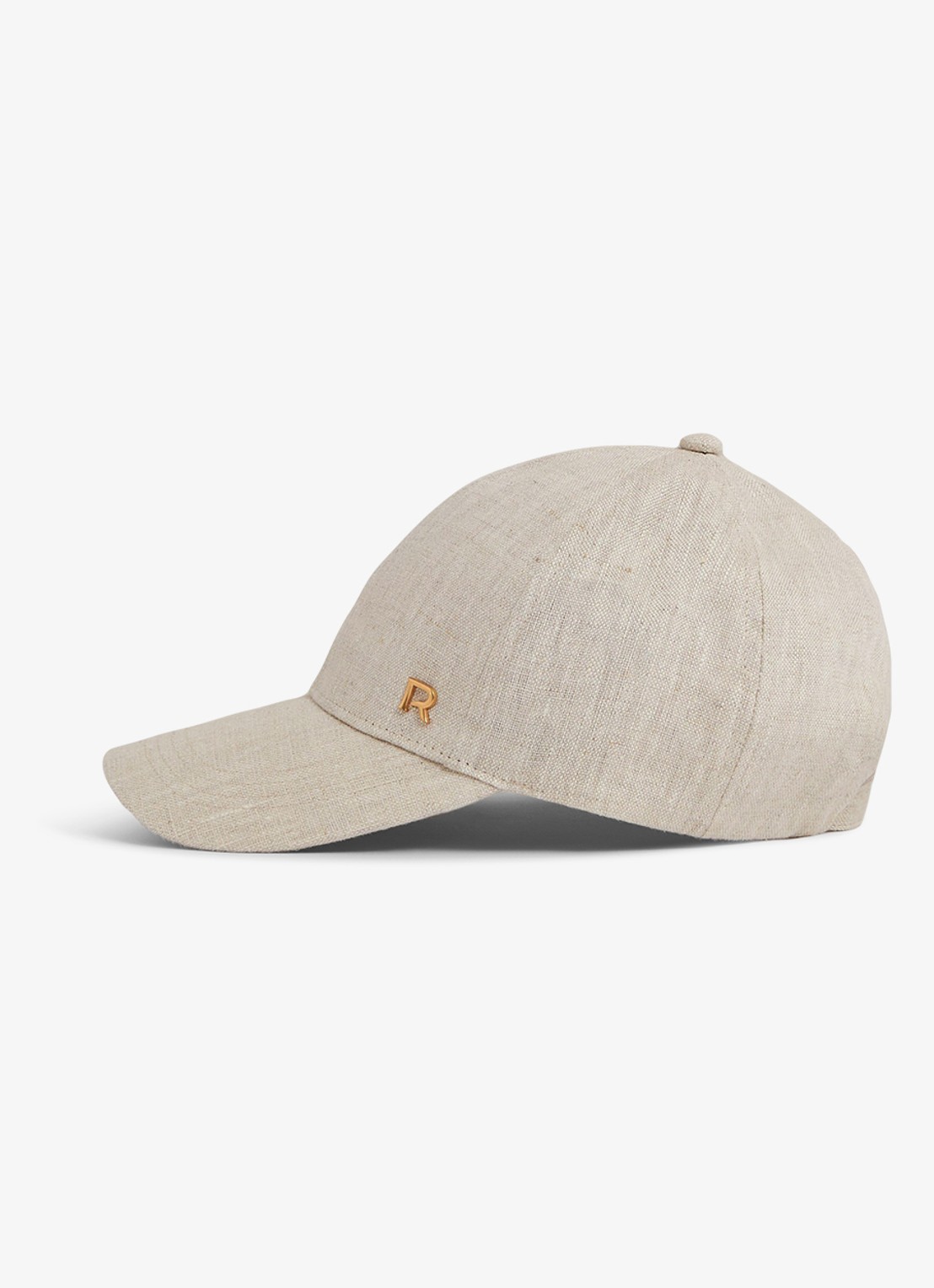 Reiss Lilly pet van linnen - voorkant 2 gebroken wit