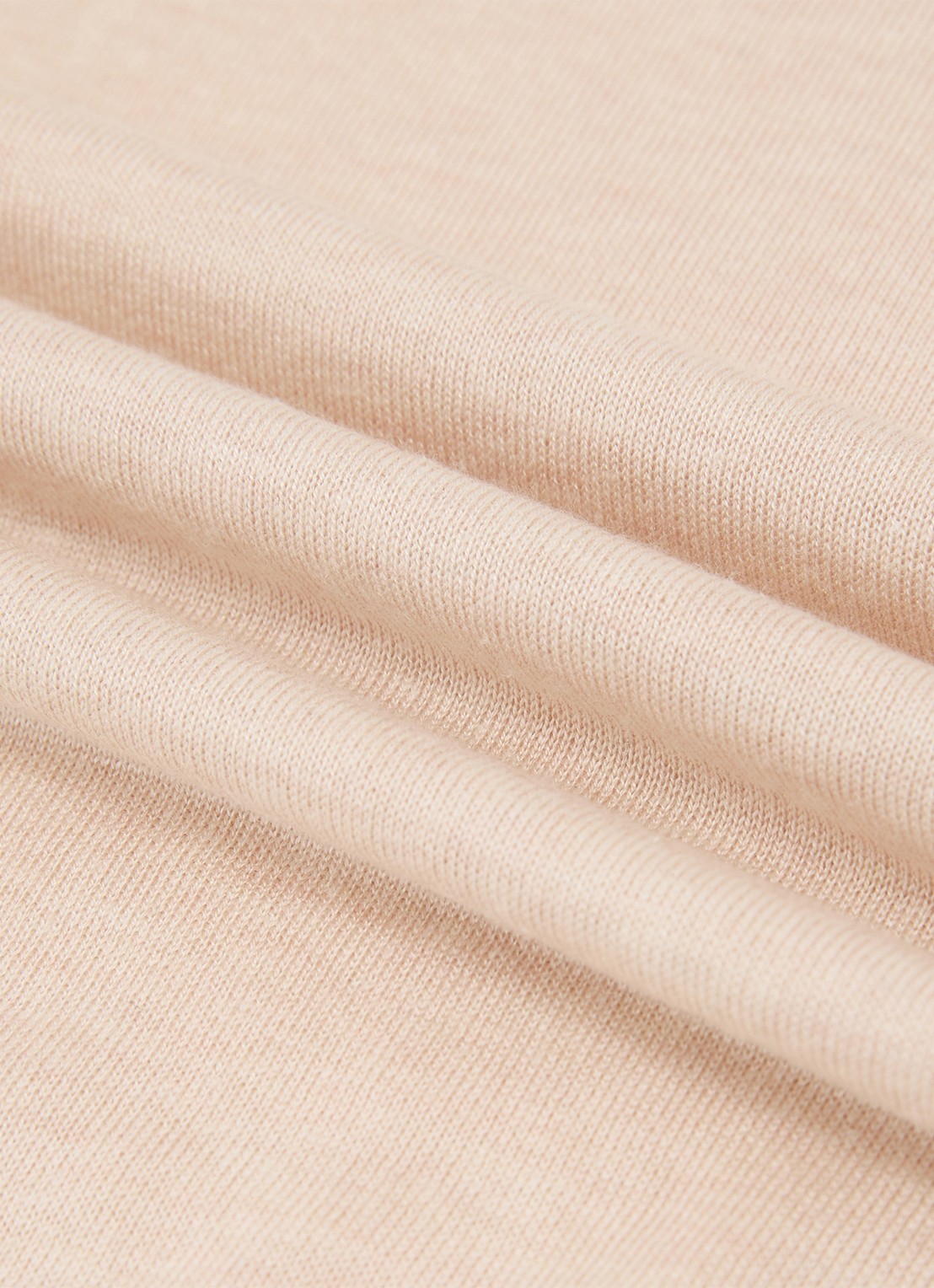 Reiss Livy fijngebreide top in linnenblend - detail 7 beige